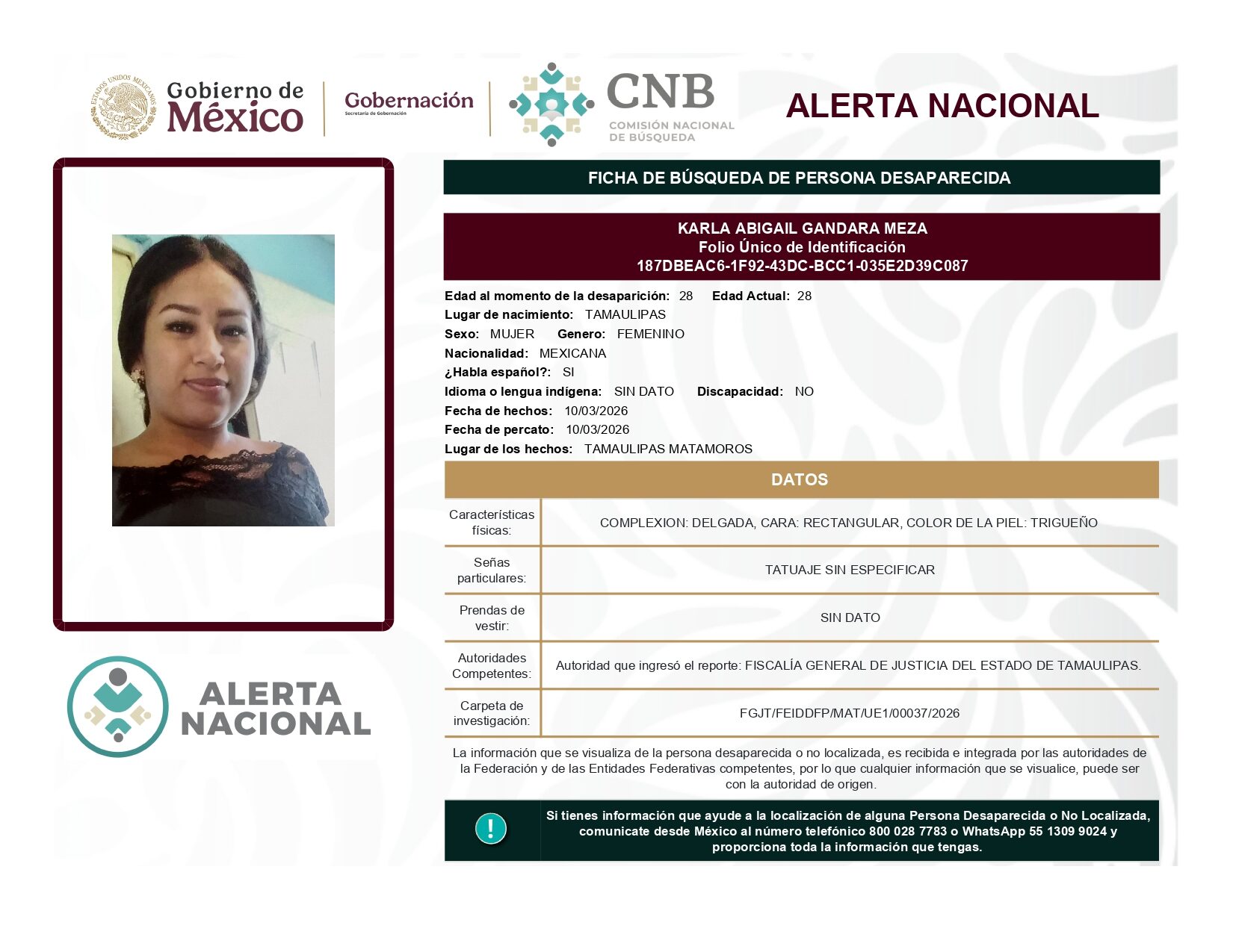 KARLA ABIGAIL GANDARA MEZA