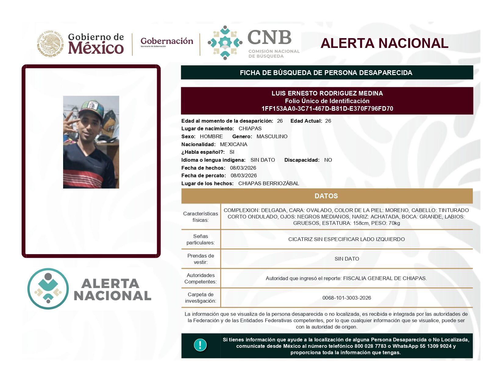 LUIS ERNESTO RODRIGUEZ MEDINA