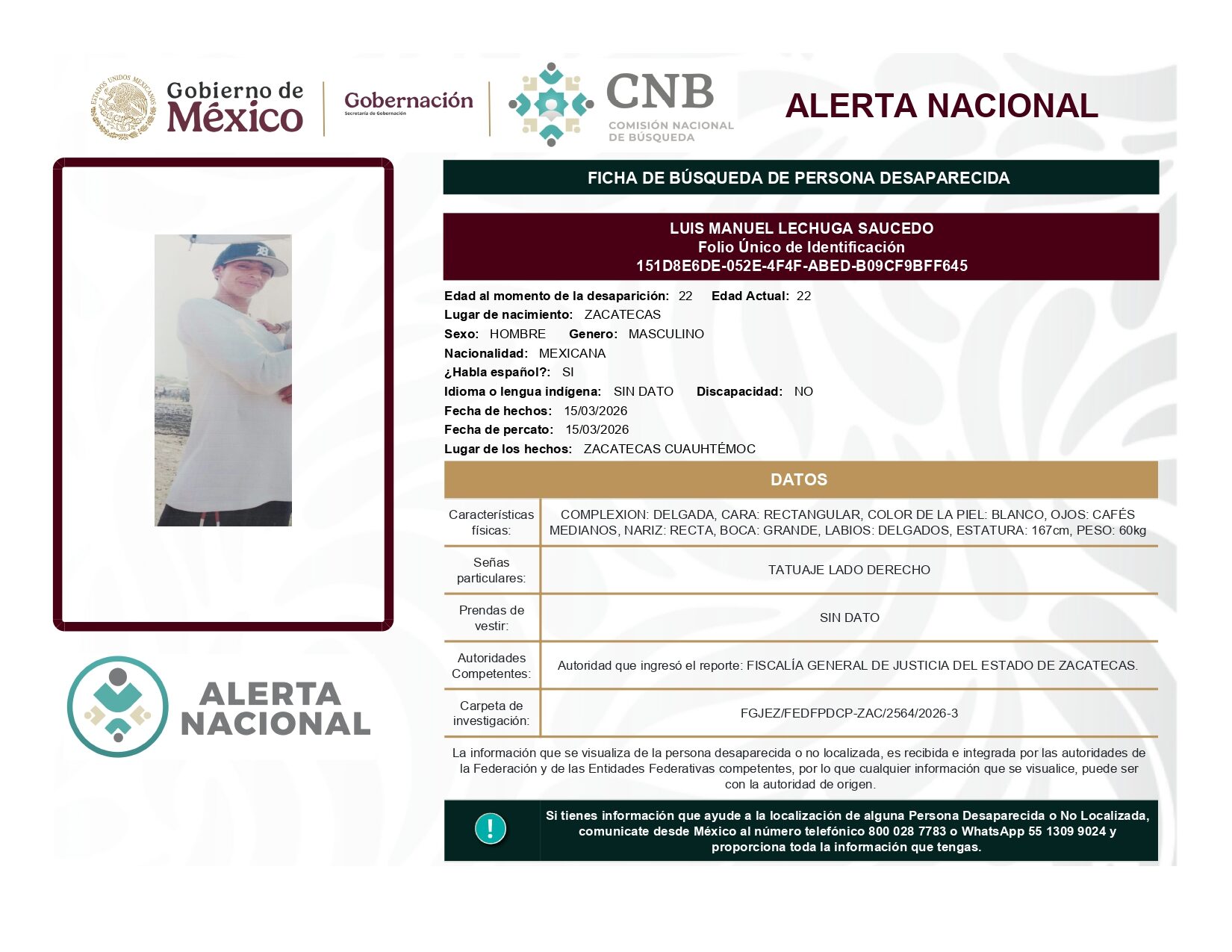 LUIS MANUEL LECHUGA SAUCEDO