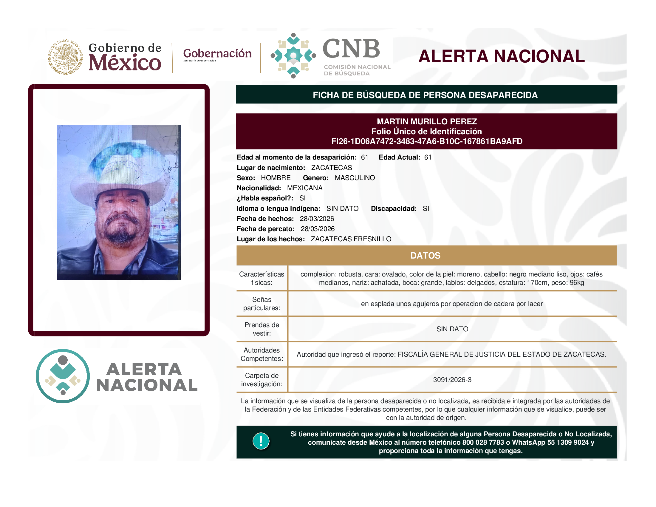 MARTIN MURILLO PEREZ