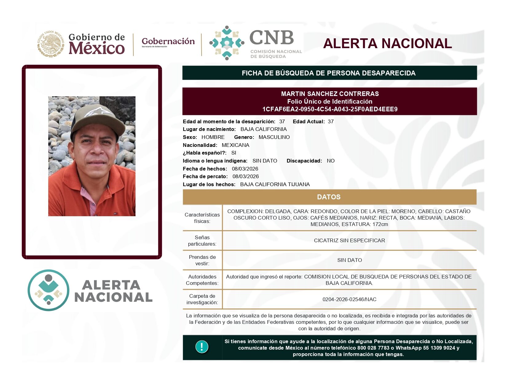 MARTIN SANCHEZ CONTRERAS