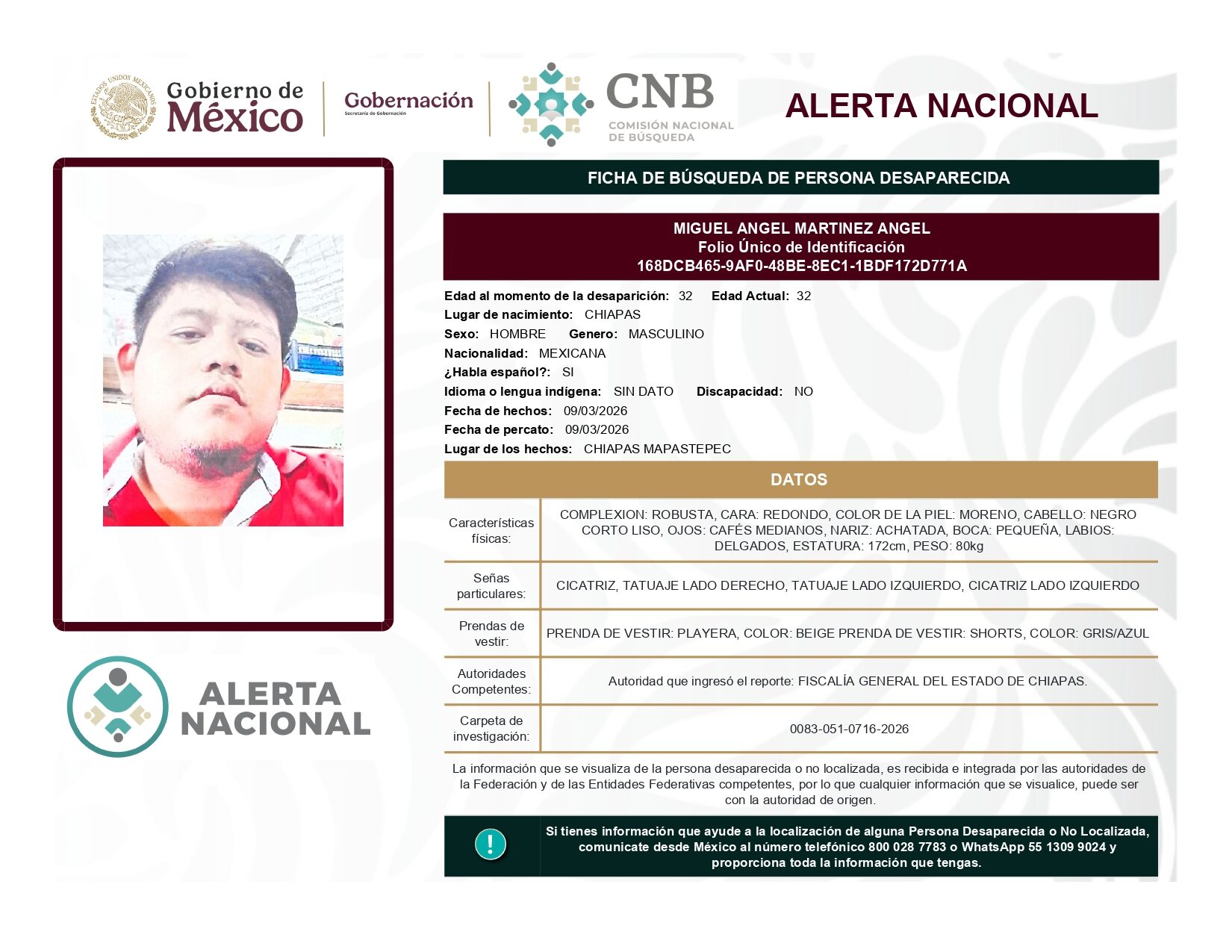 MIGUEL ANGEL MARTINEZ ANGEL