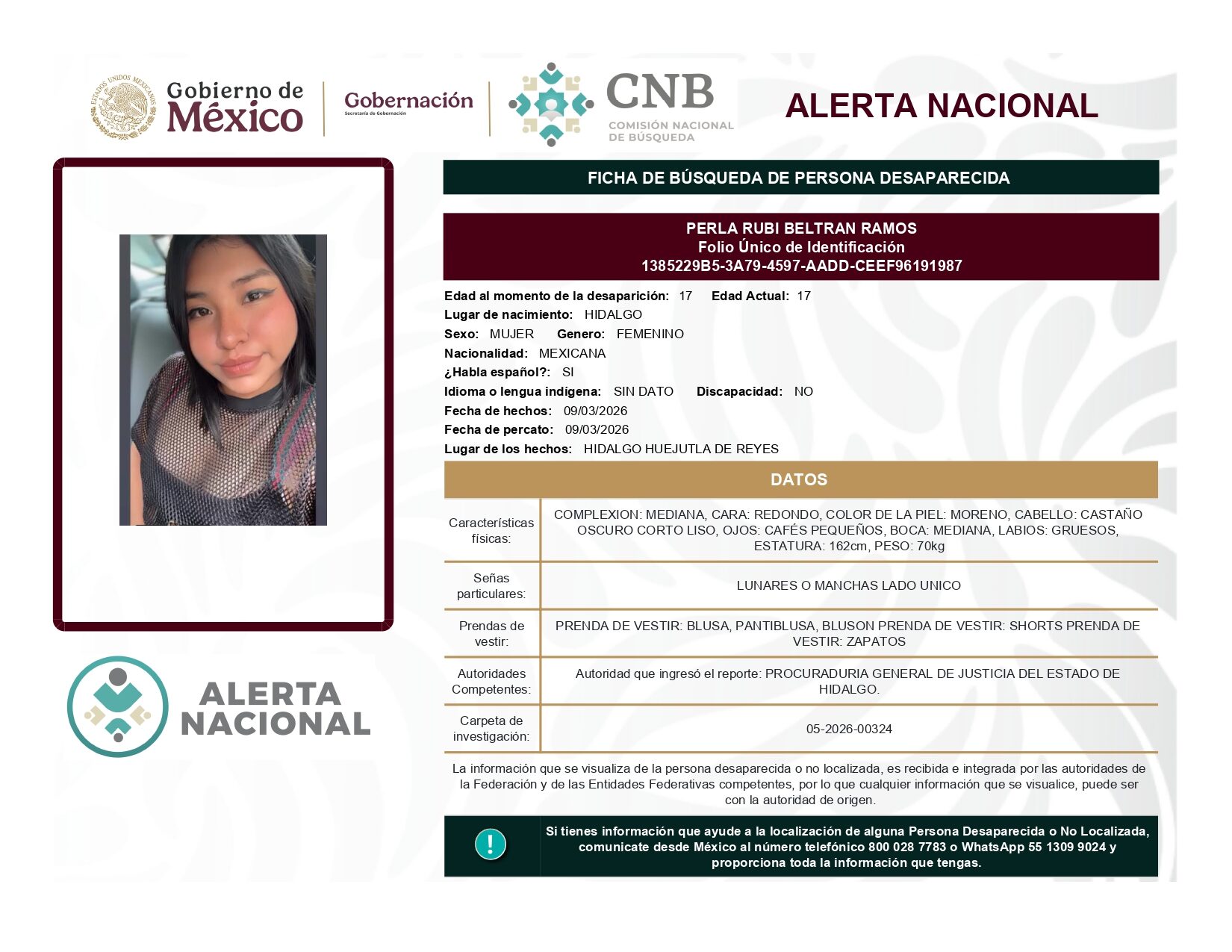 PERLA RUBI BELTRAN RAMOS