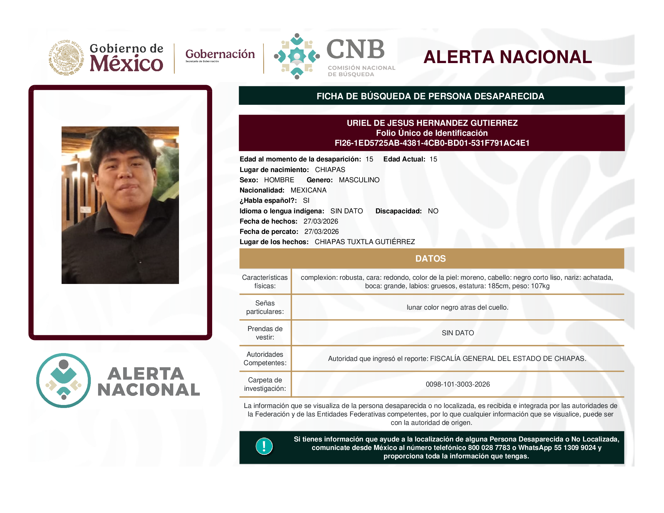 URIEL DE JESUS HERNANDEZ GUTIERREZ