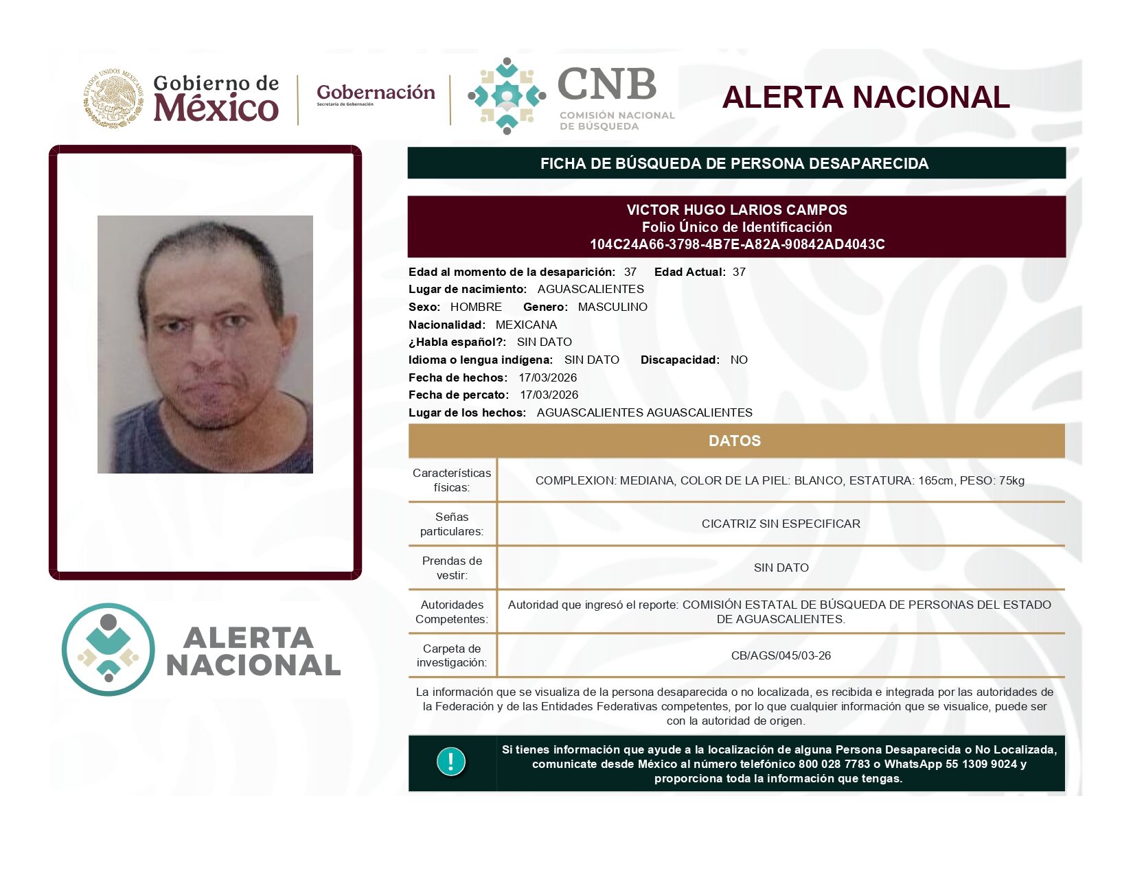 VICTOR HUGO LARIOS CAMPOS