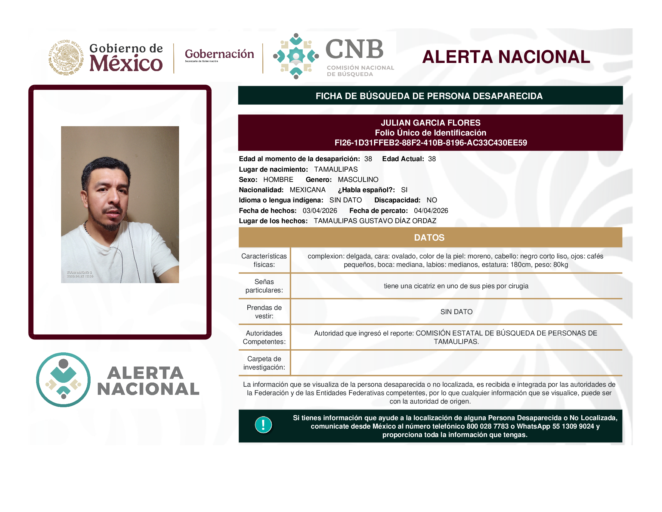 JULIAN GARCIA FLORES