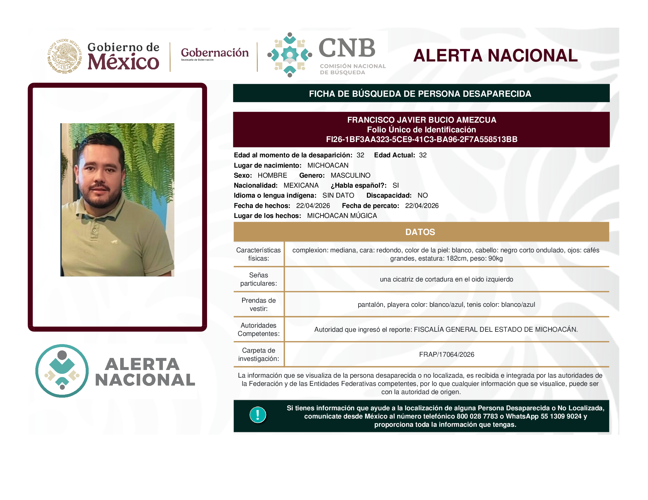 FRANCISCO JAVIER BUCIO AMEZCUA