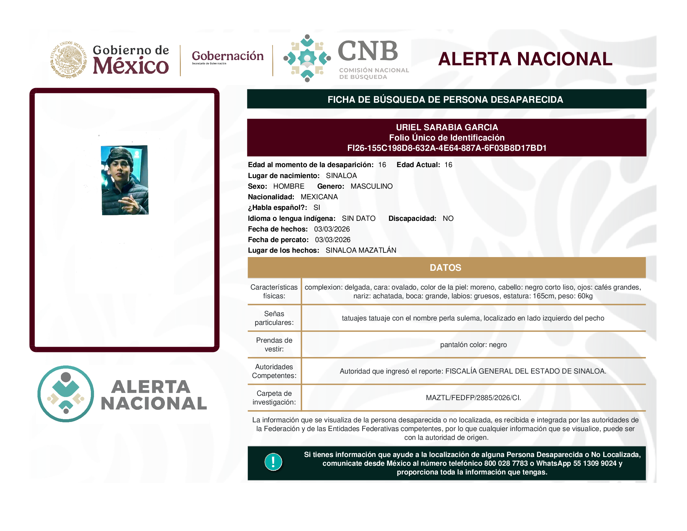 URIEL SARABIA GARCIA