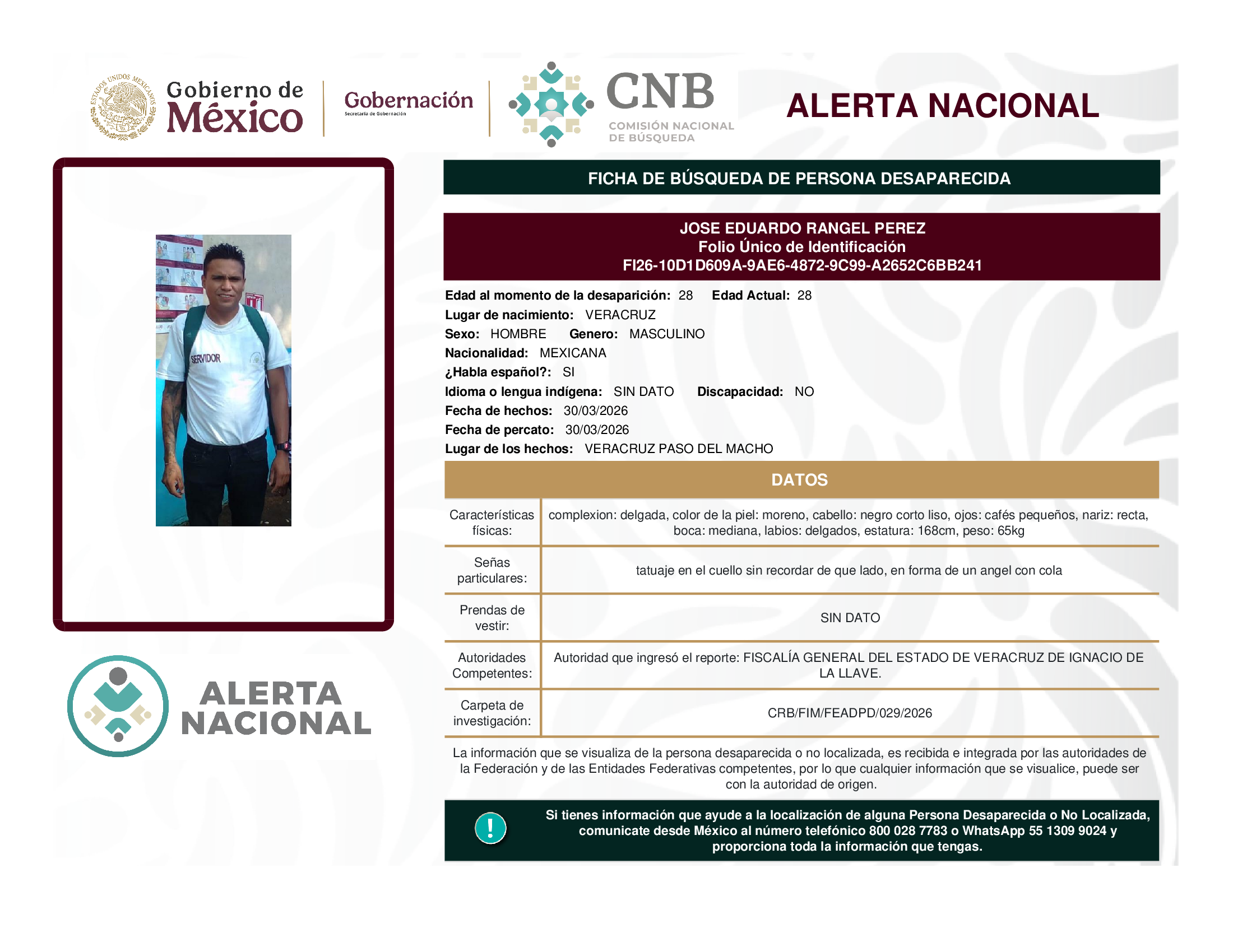 JOSE EDUARDO RANGEL PEREZ