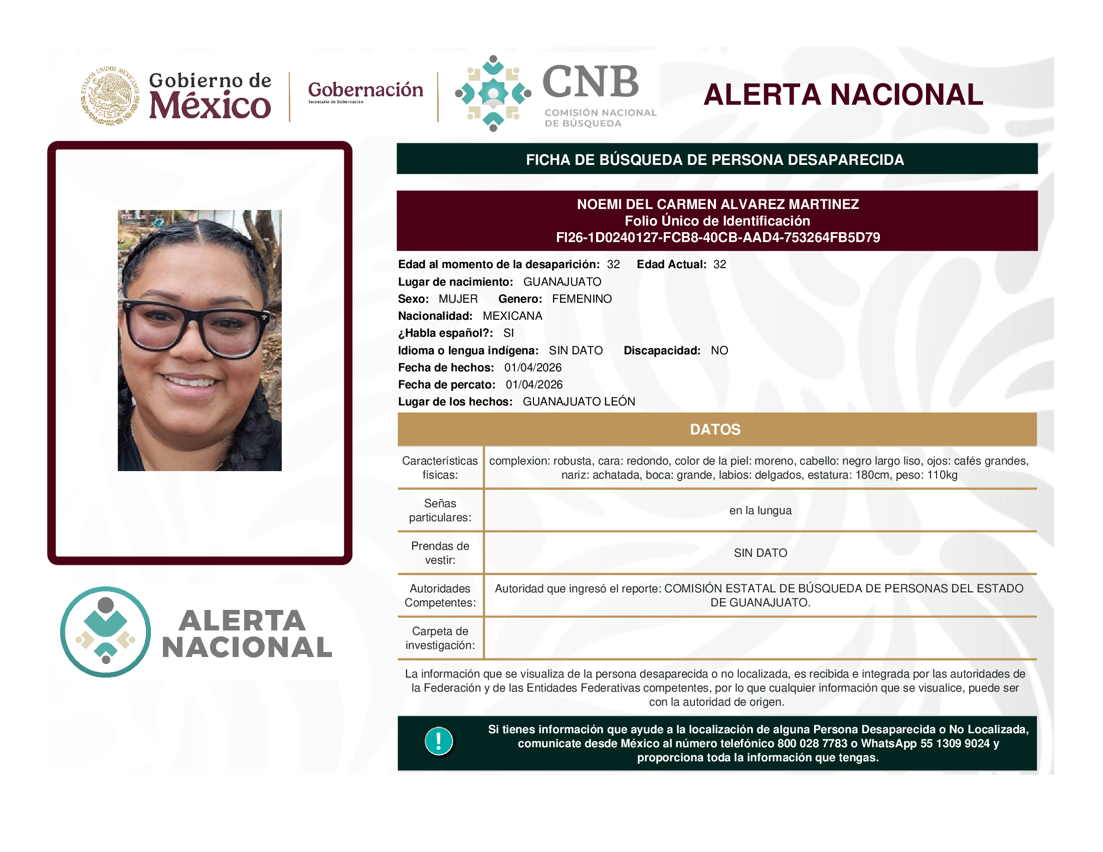 NOEMI DEL CARMEN ALVAREZ MARTINEZ