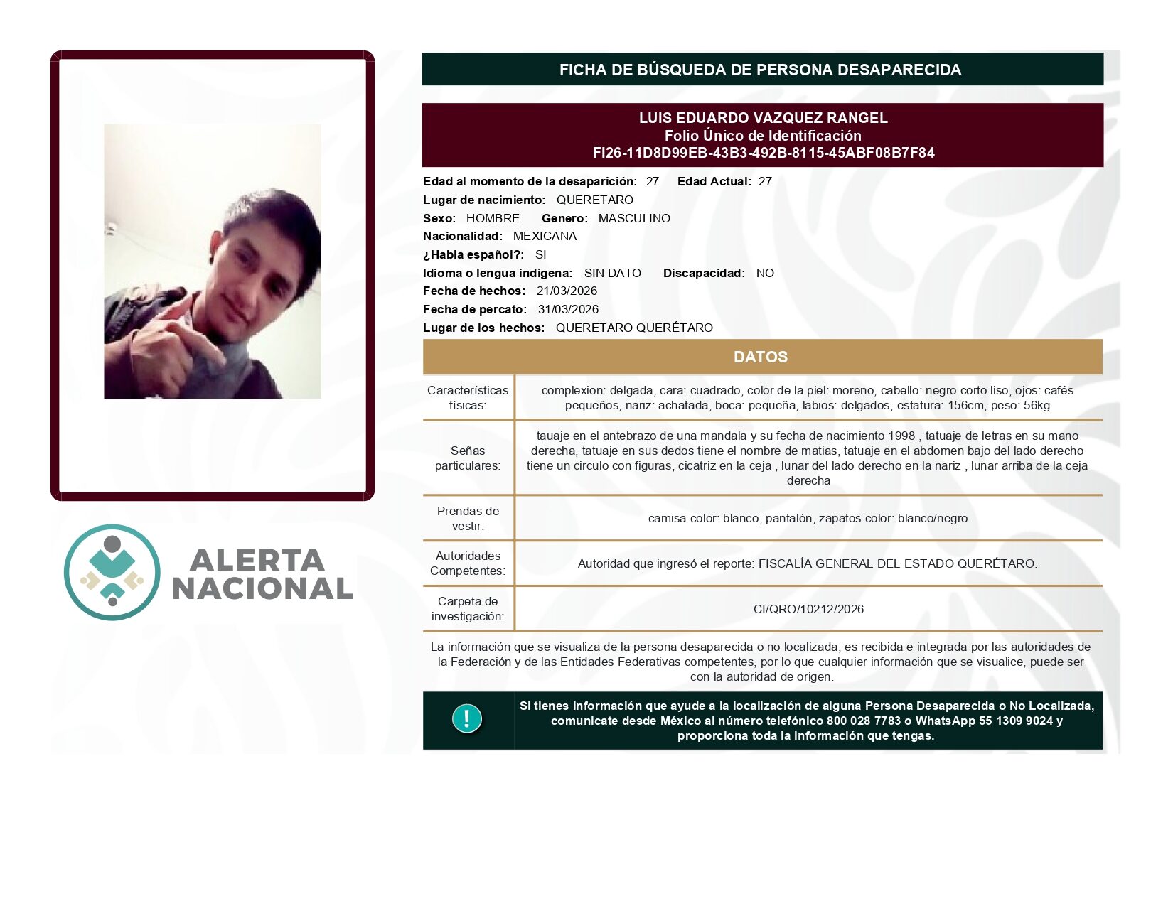 LUIS EDUARDO VAZQUEZ RANGEL