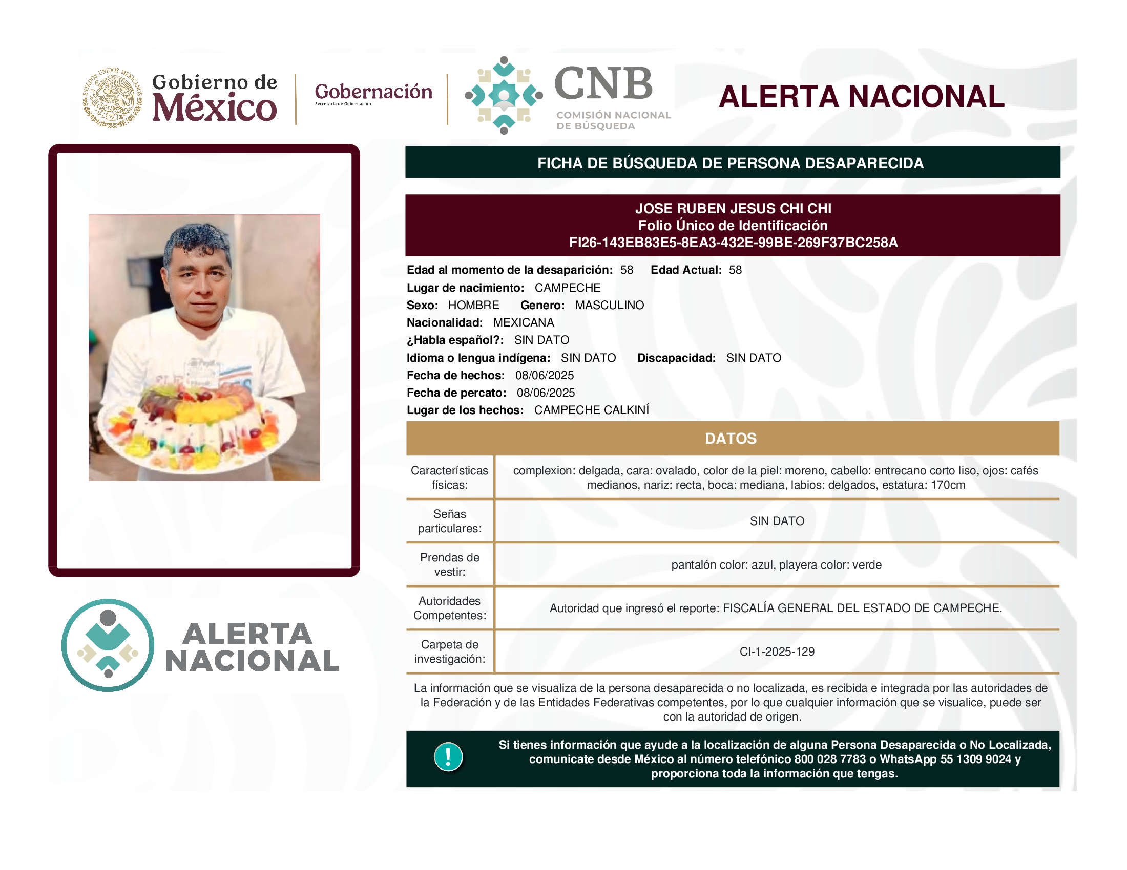 JOSE RUBEN JESUS CHI CHI