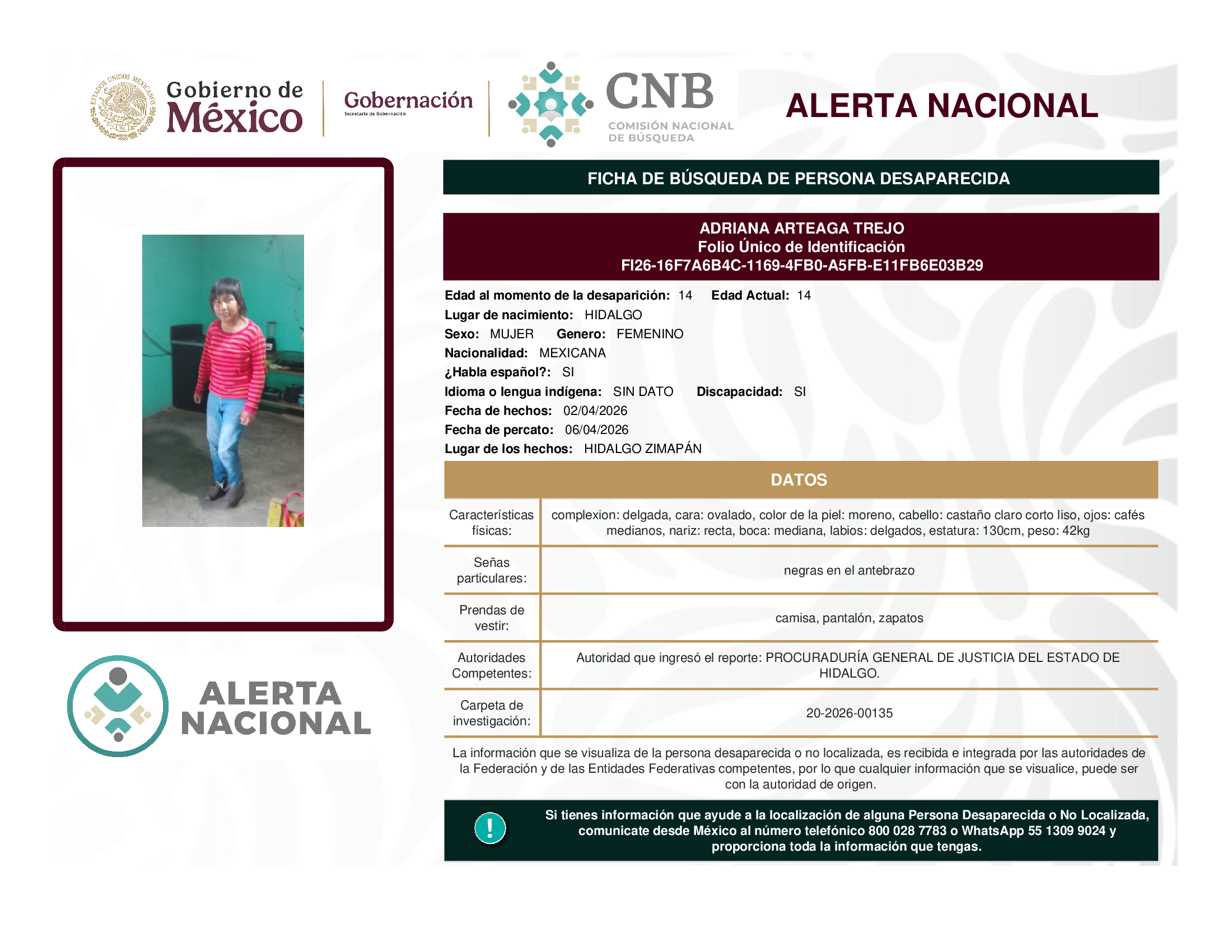 ADRIANA ARTEAGA TREJO