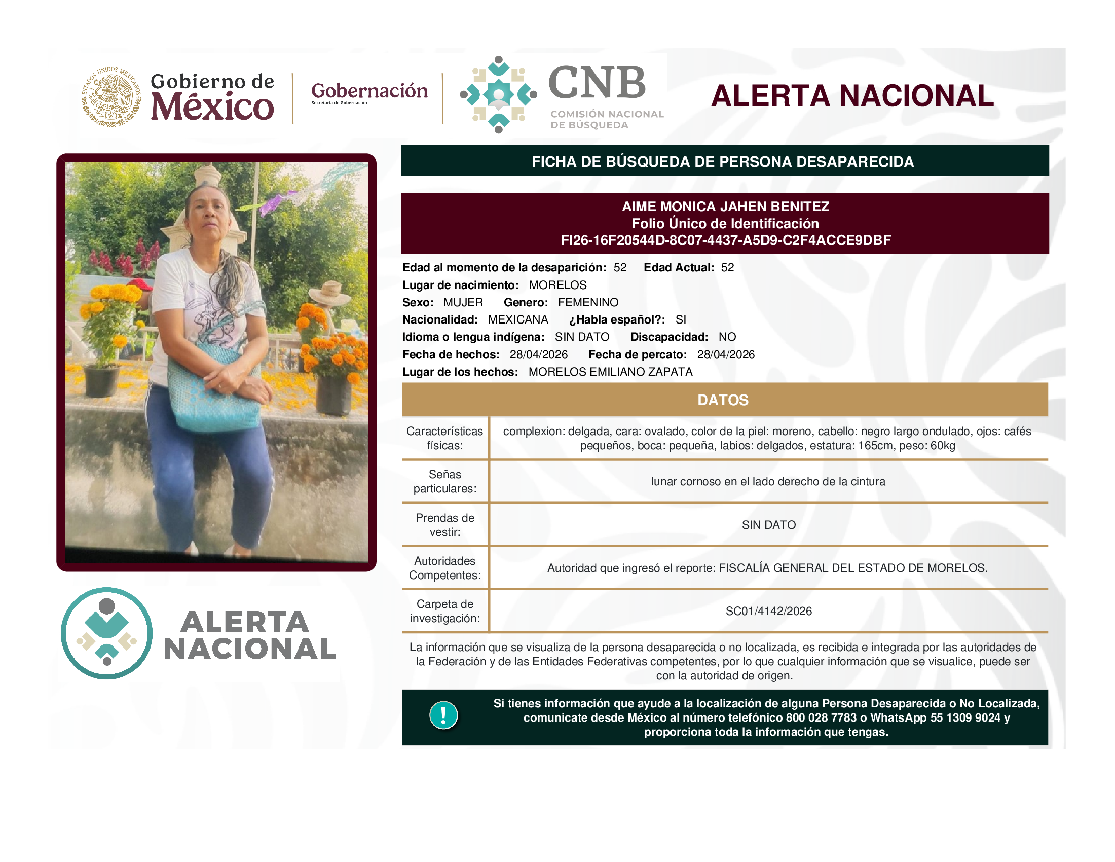 AIME MONICA JAHEN BENITEZ