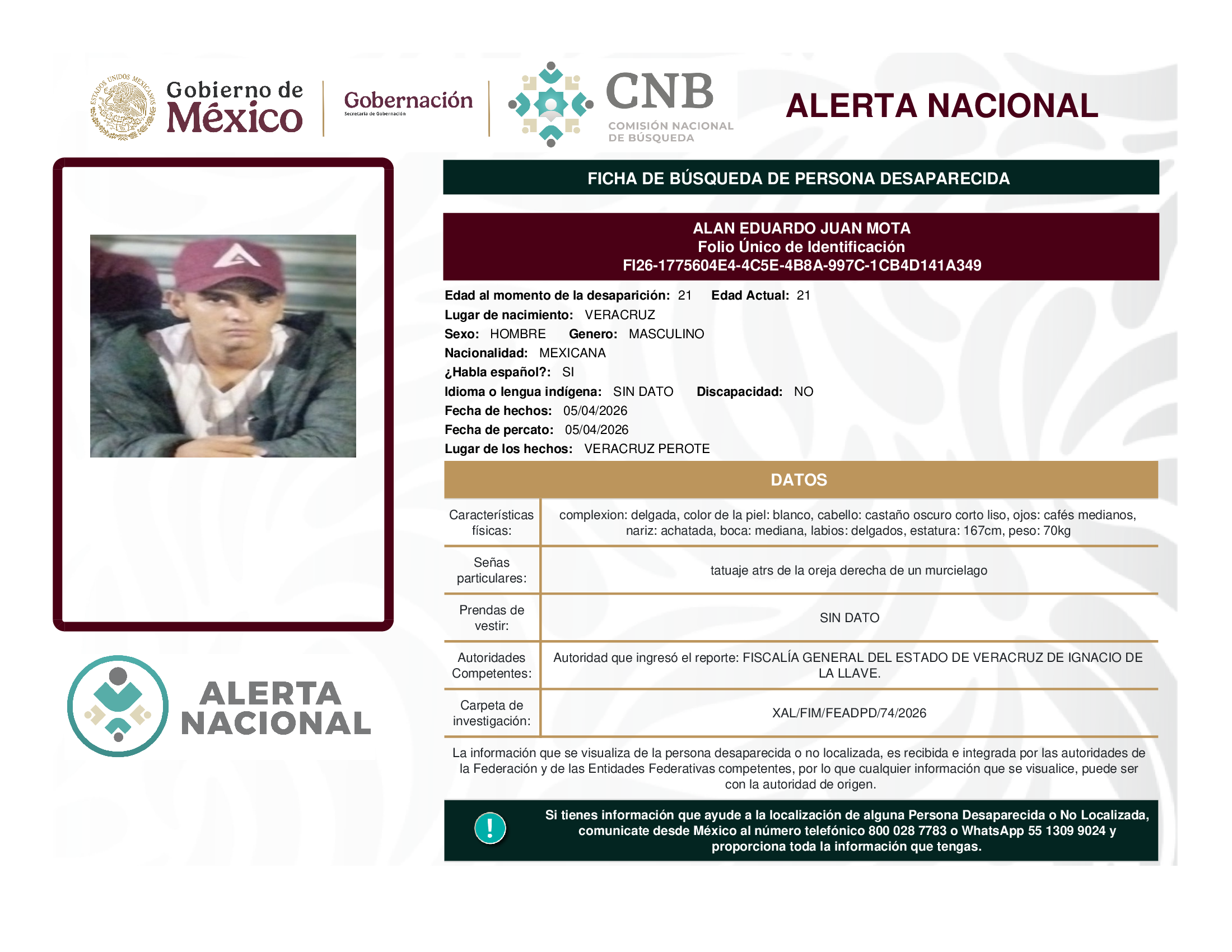 ALAN EDUARDO JUAN MOTA