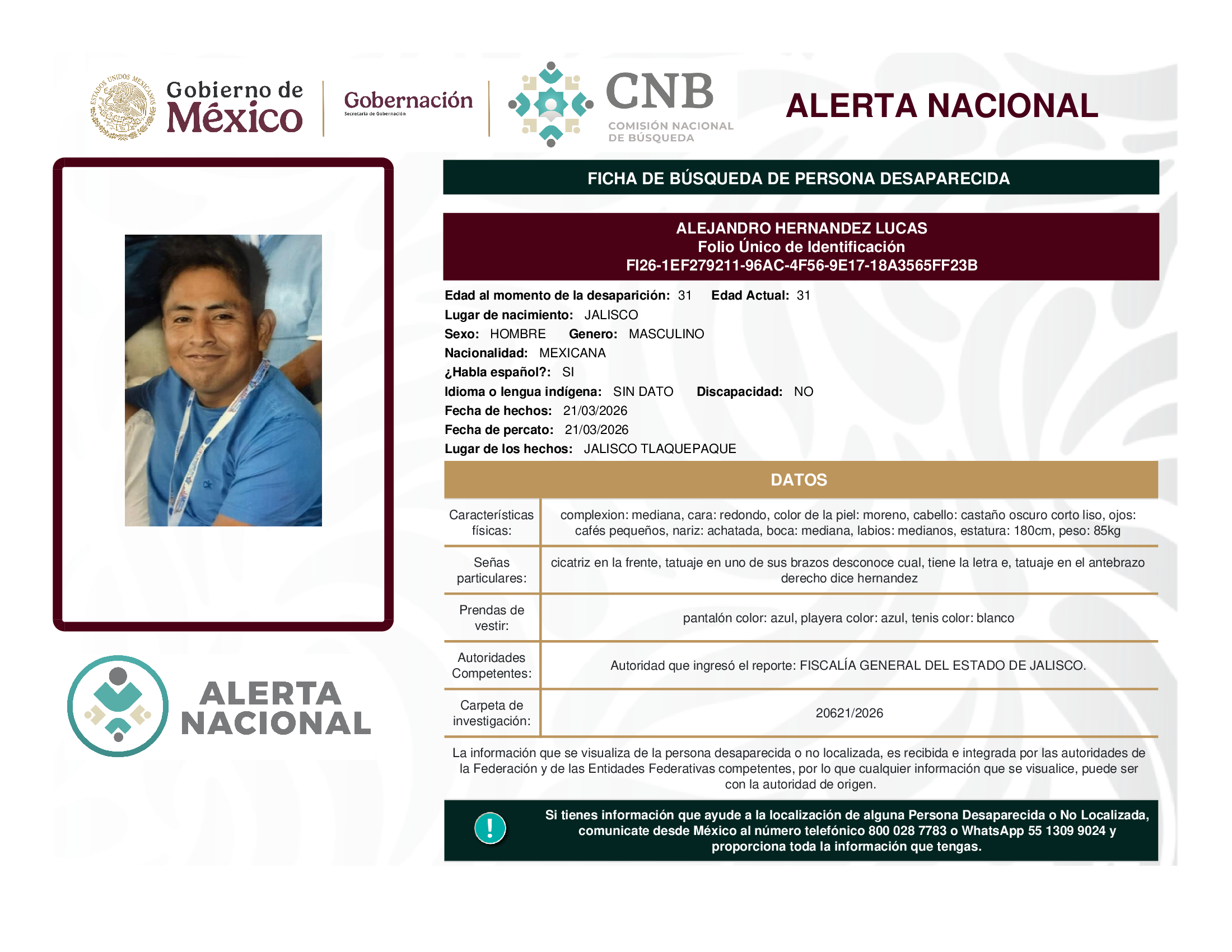 ALEJANDRO HERNANDEZ LUCAS