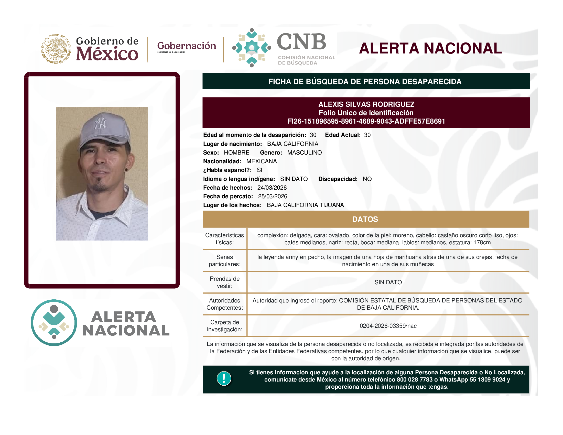 ALEXIS SILVAS RODRIGUEZ