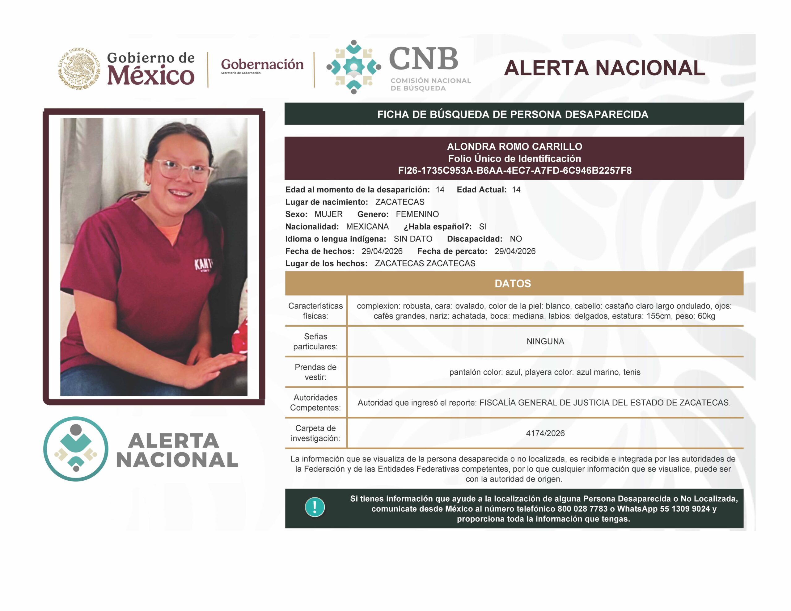 ALONDRA ROMO CARRILLO