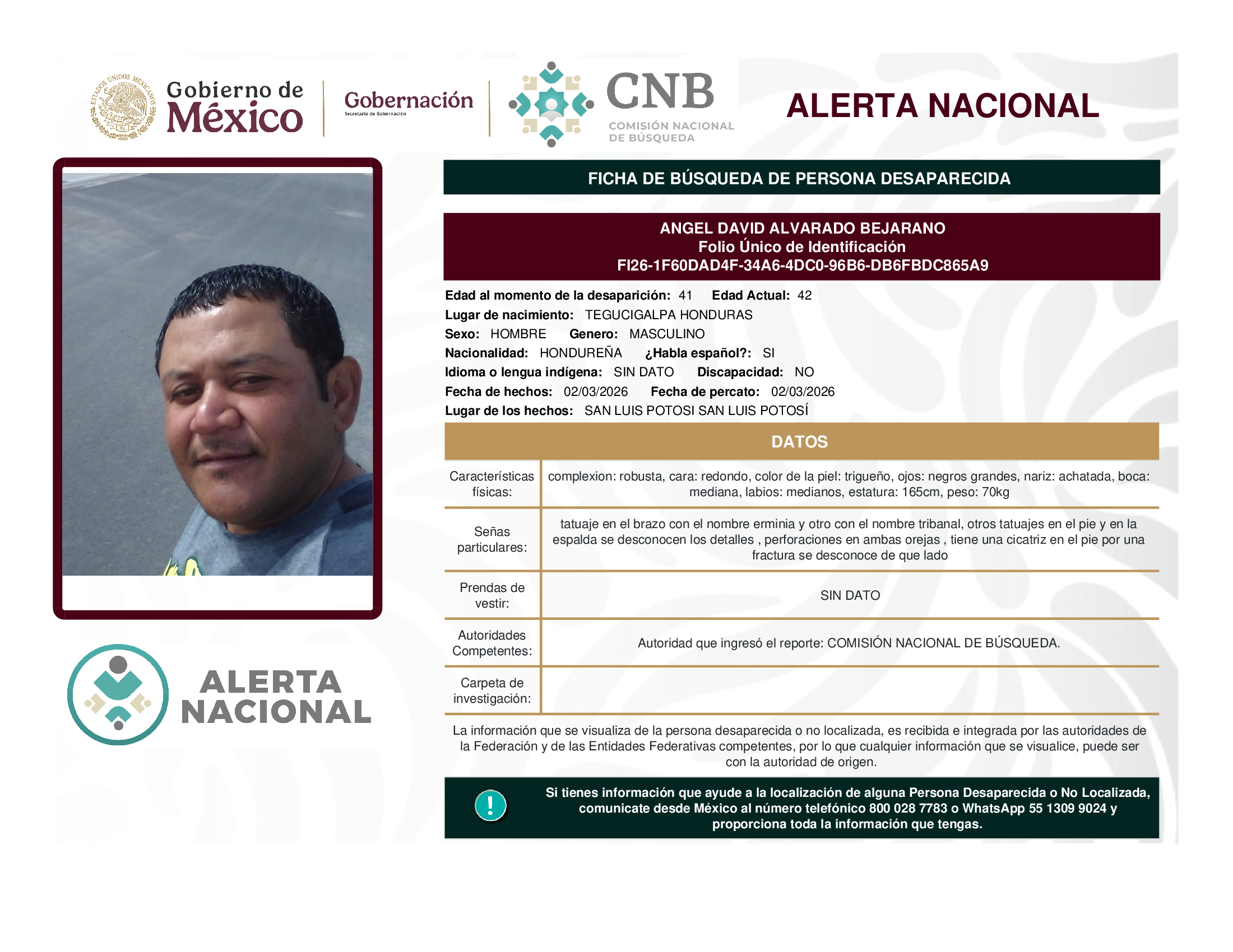 ANGEL DAVID ALVARADO BEJARANO