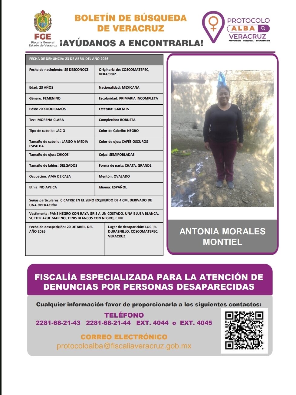 ANTONIA MORALES MONTIEL
