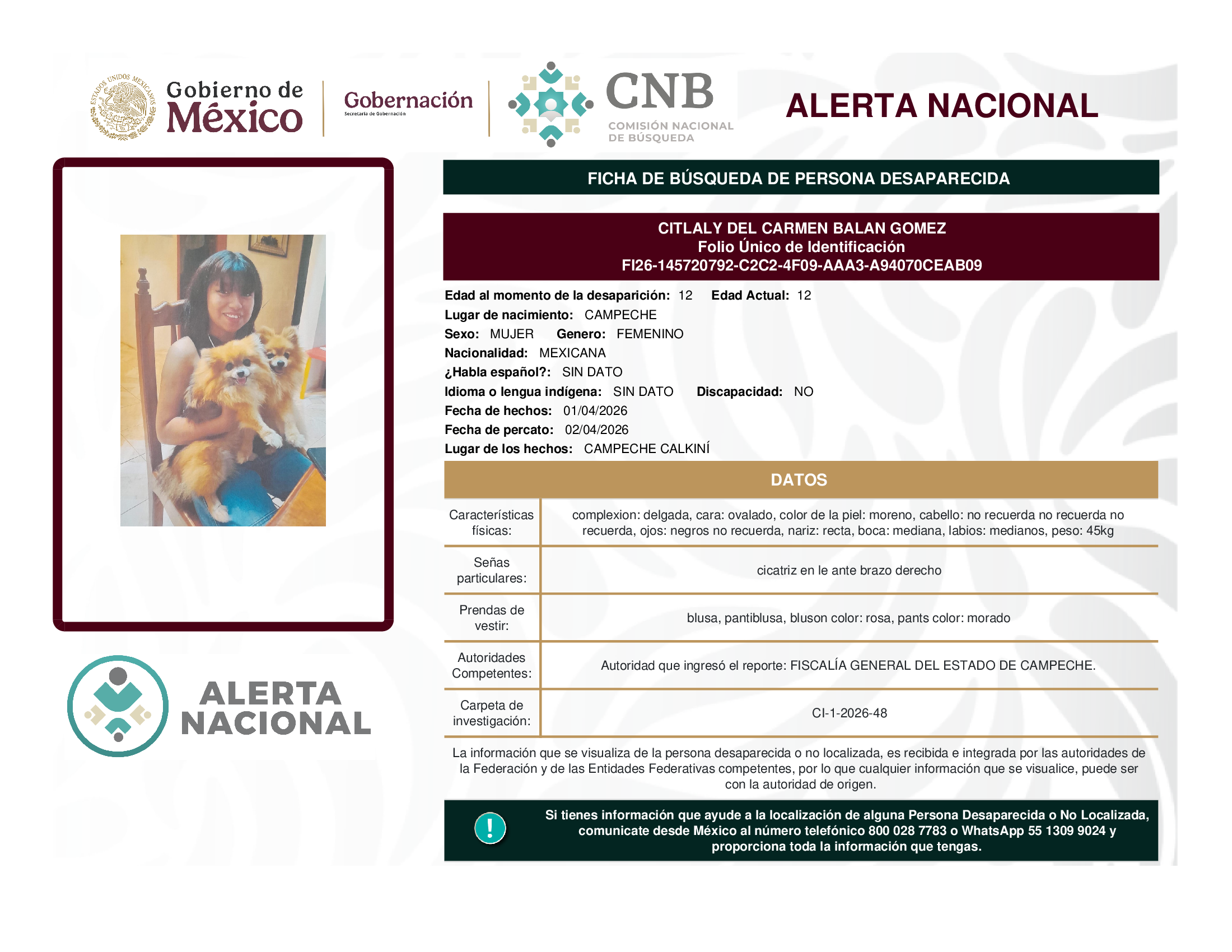 CITLALY DEL CARMEN BALAN GOMEZ