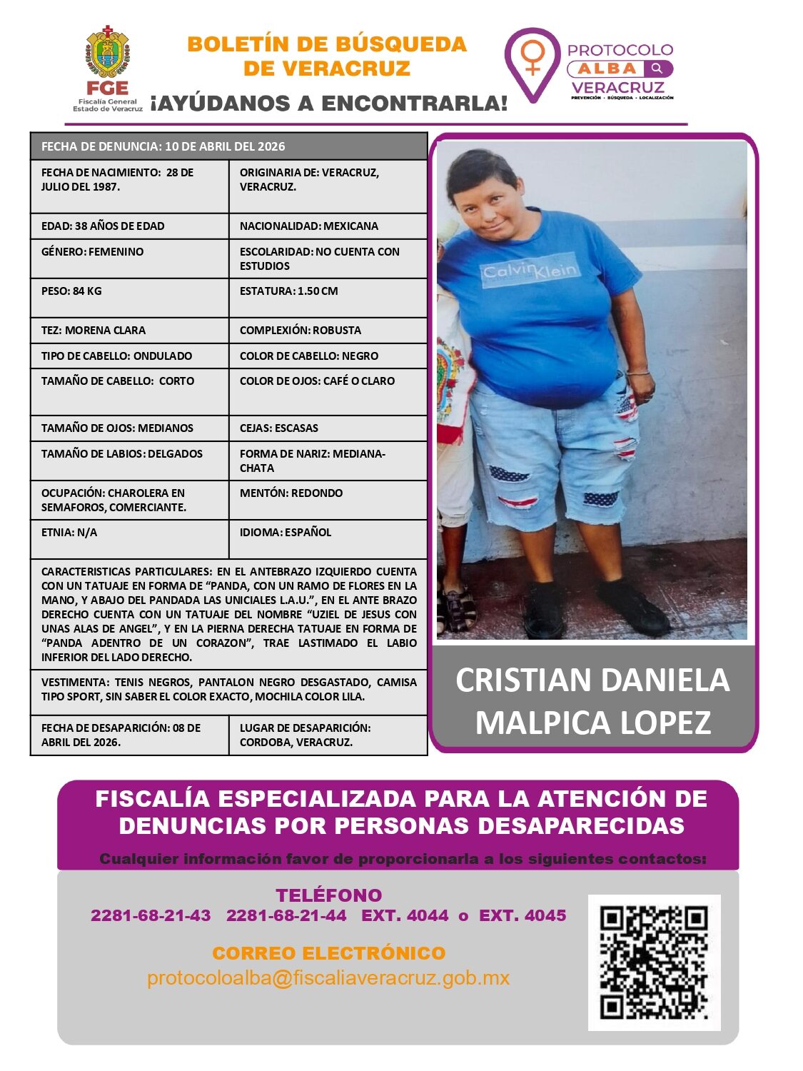 CRISTIAN DANIELA MALPICA LOPEZ