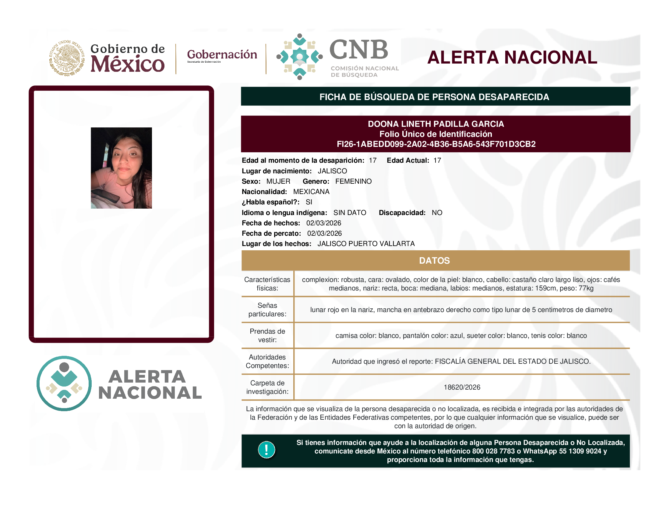 DOONA LINETH PADILLA GARCIA