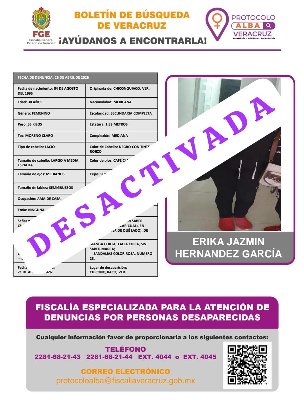 ERIKA JAZMIN HERNANDEZ GARCIA