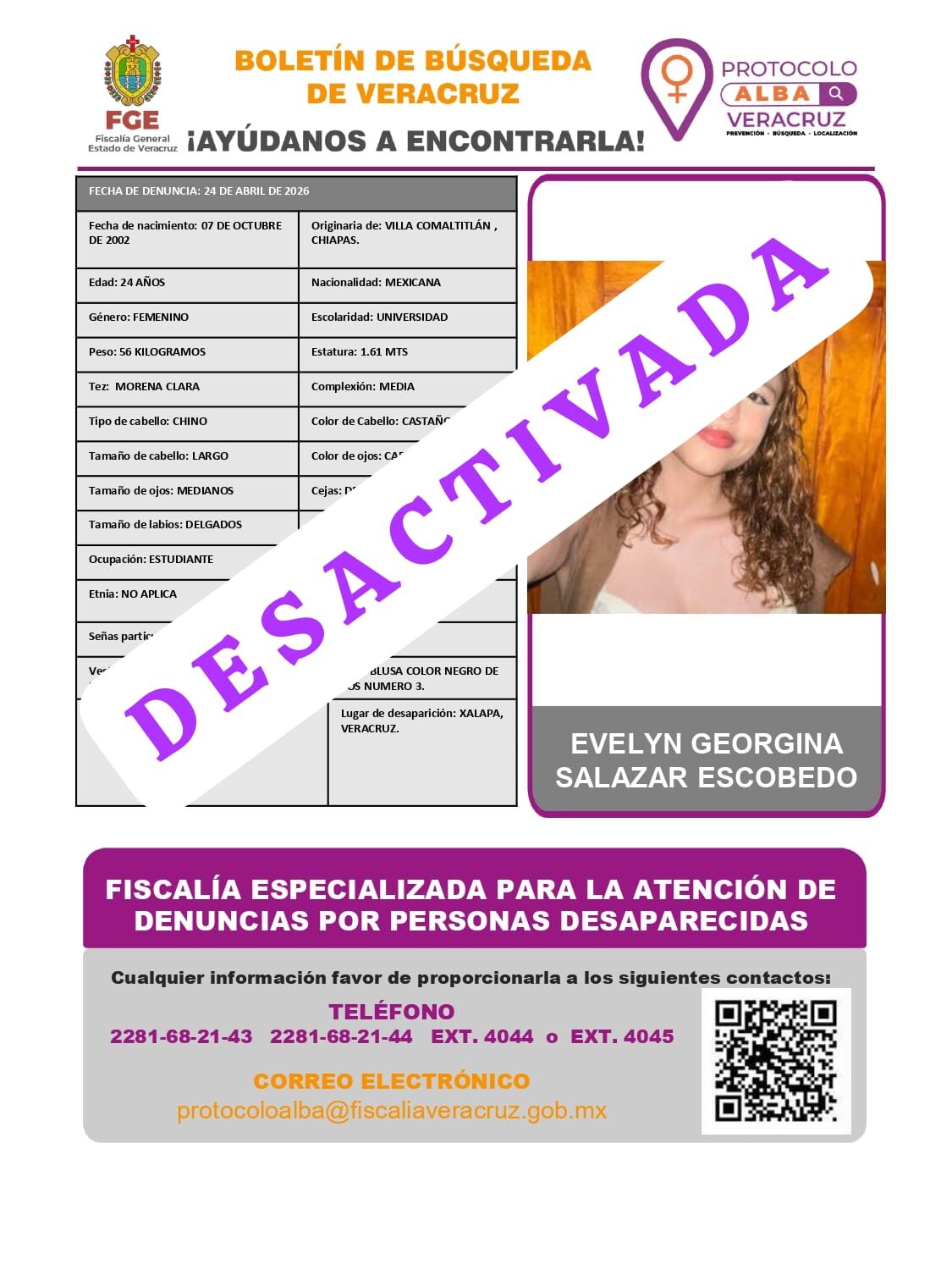 EVELYN GEORGINA SALAZAR ESCOBEDO