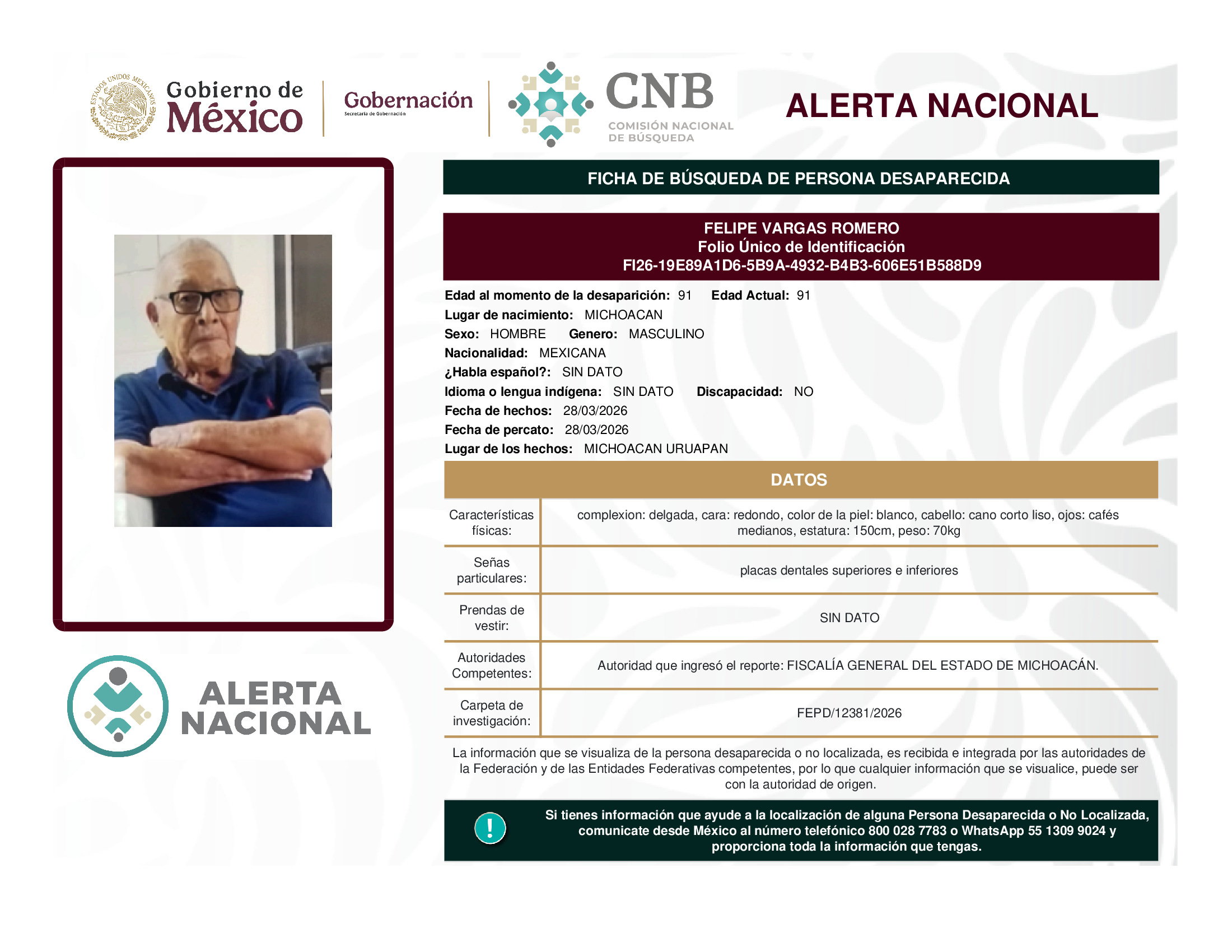 FELIPE VARGAS ROMERO