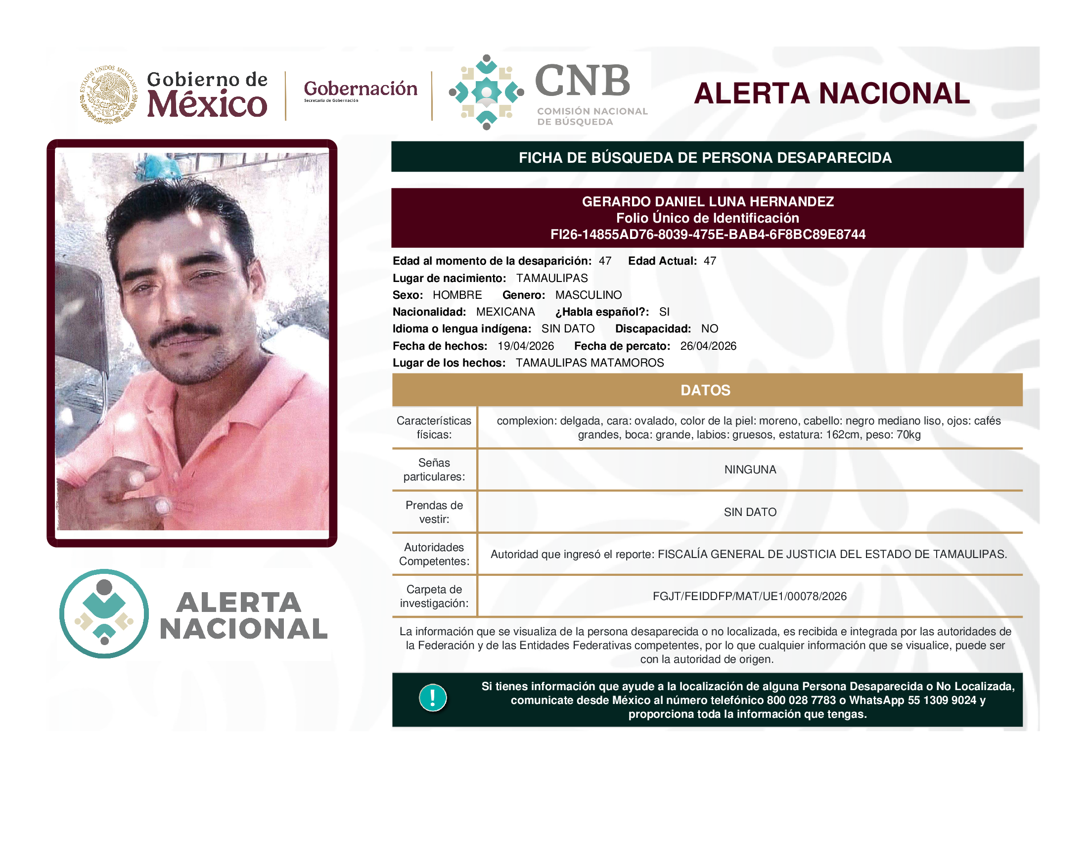 GERARDO DANIEL LUNA HERNANDEZ