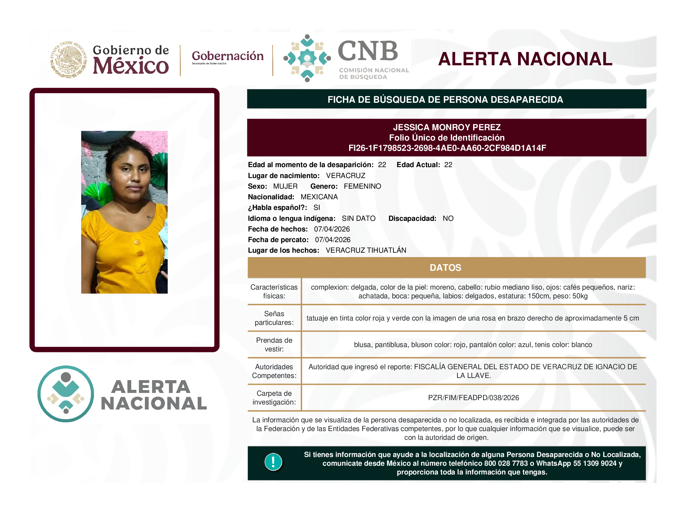 JESSICA MONROY PEREZ