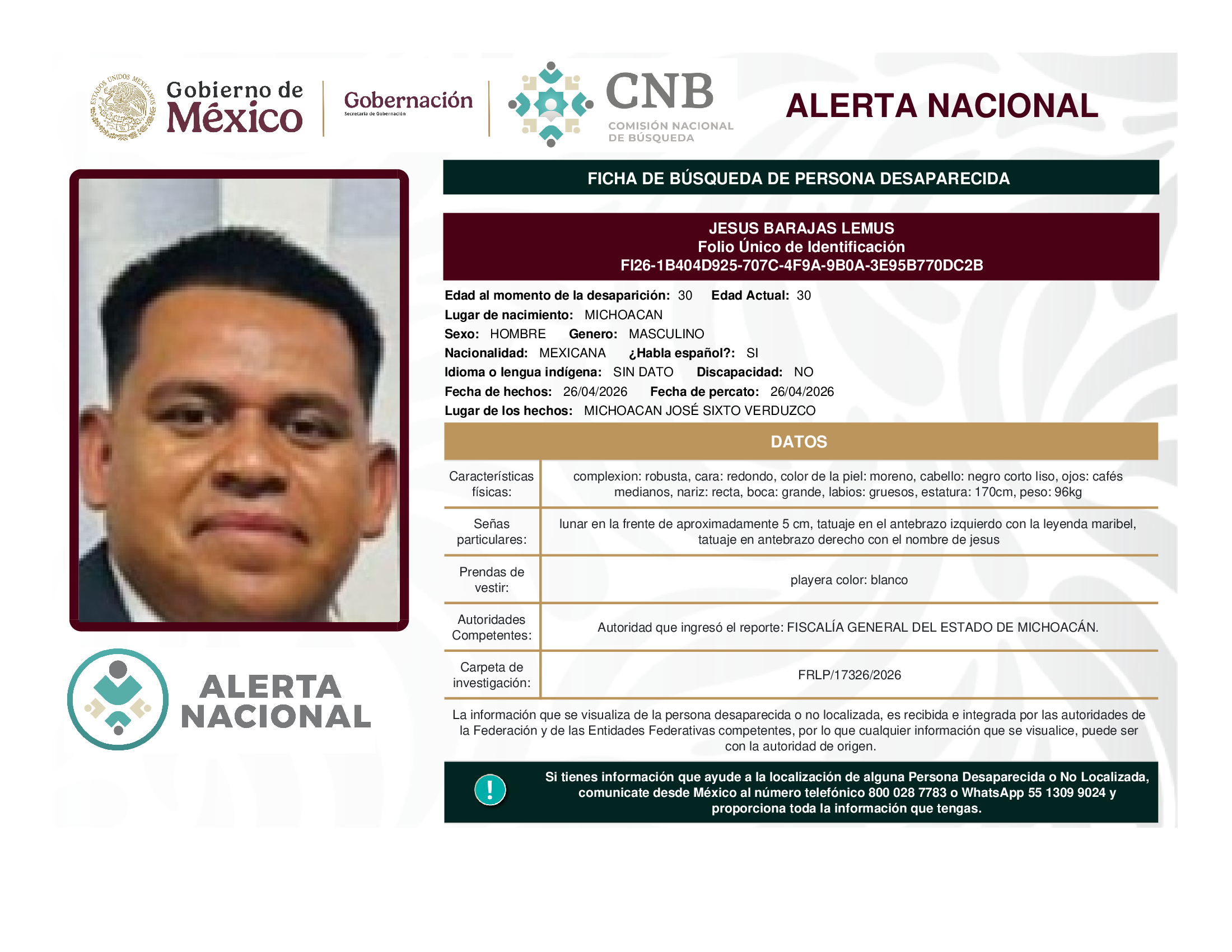 JESUS BARAJAS LEMUS