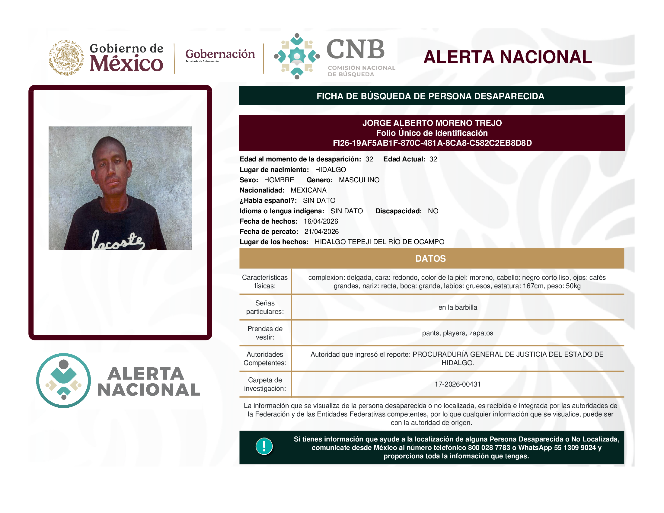 JORGE ALBERTO MORENO TREJO