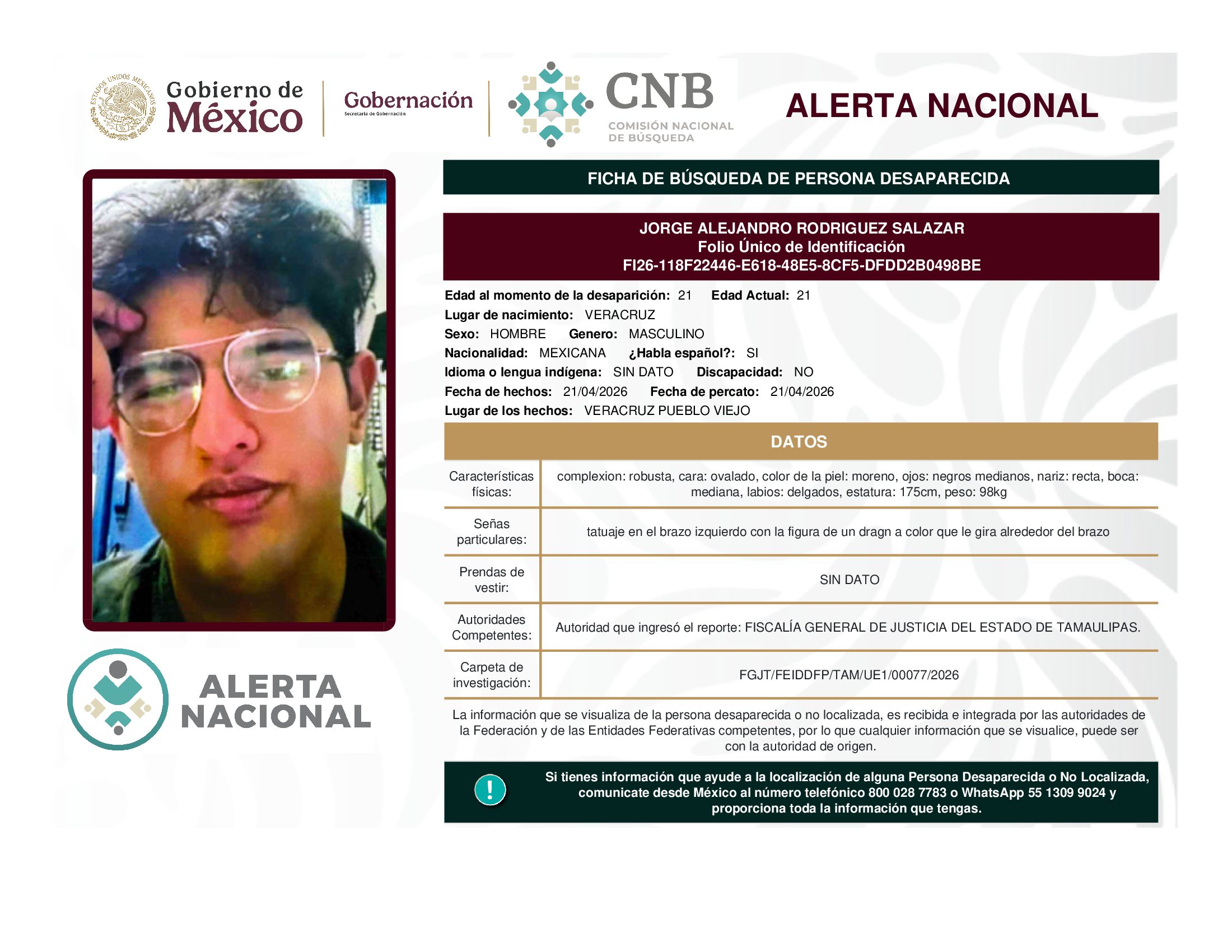 JORGE ALEJANDRO RODRIGUEZ SALAZAR