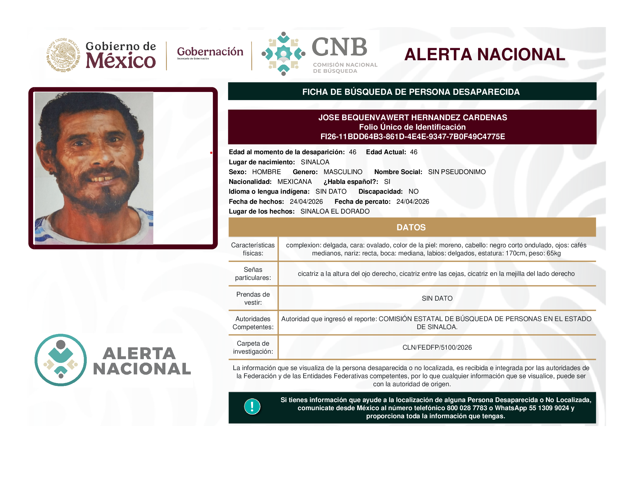 JOSE BEQUENVAWERT HERNANDEZ CARDENAS