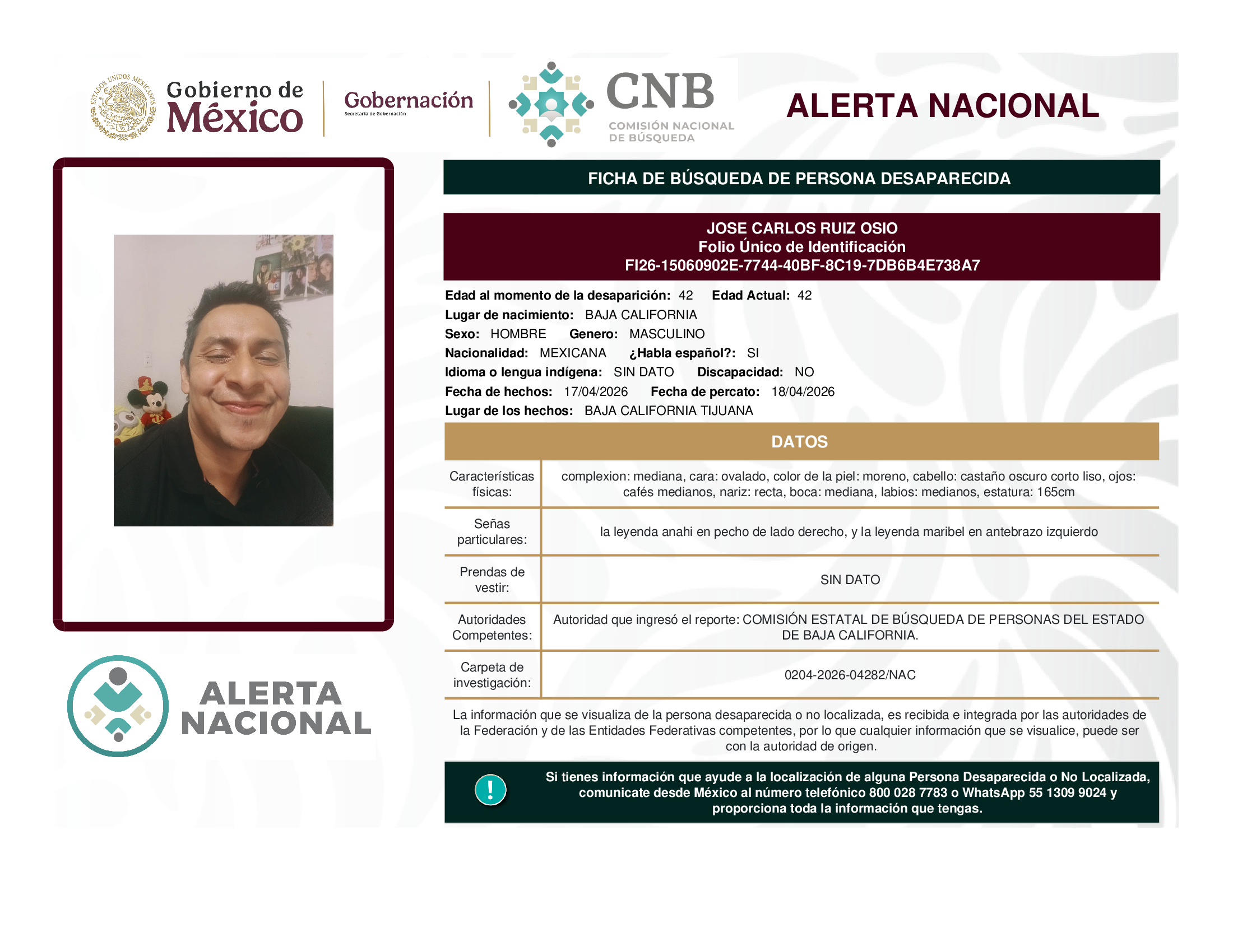 JOSE CARLOS RUIZ OSIO