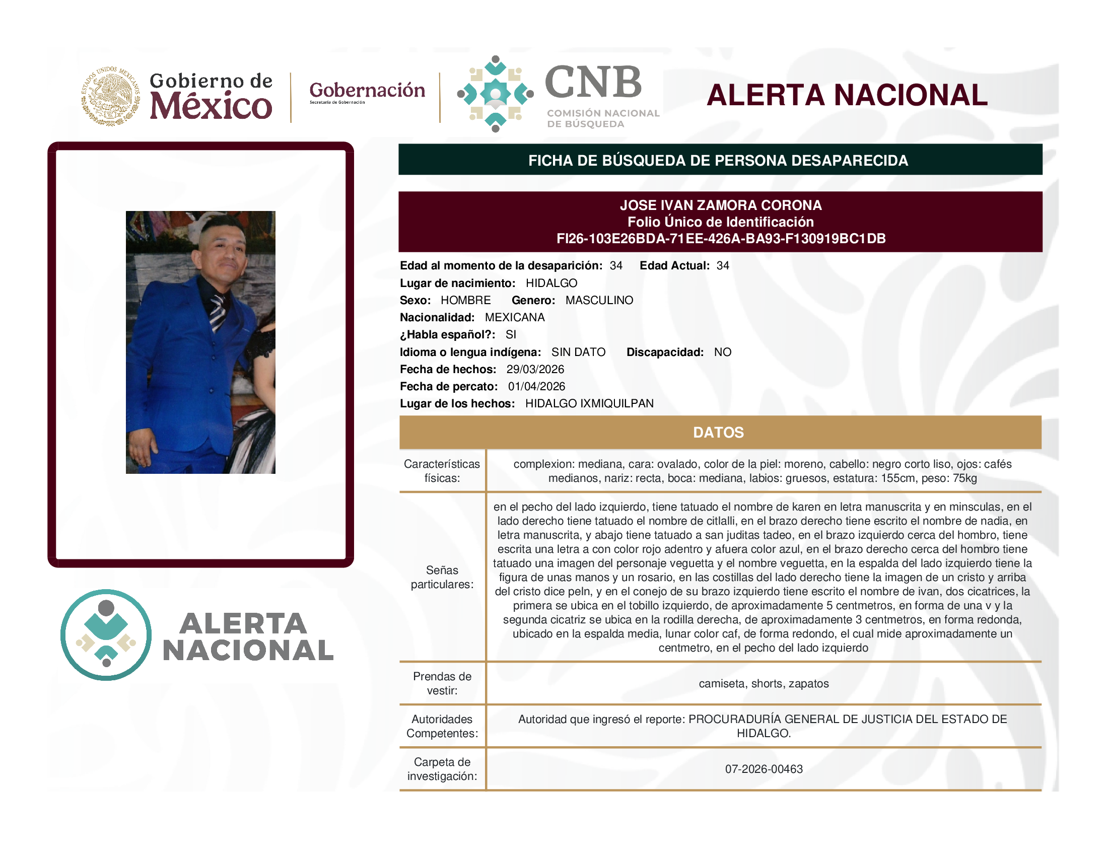 JOSE IVAN ZAMORA CORONA