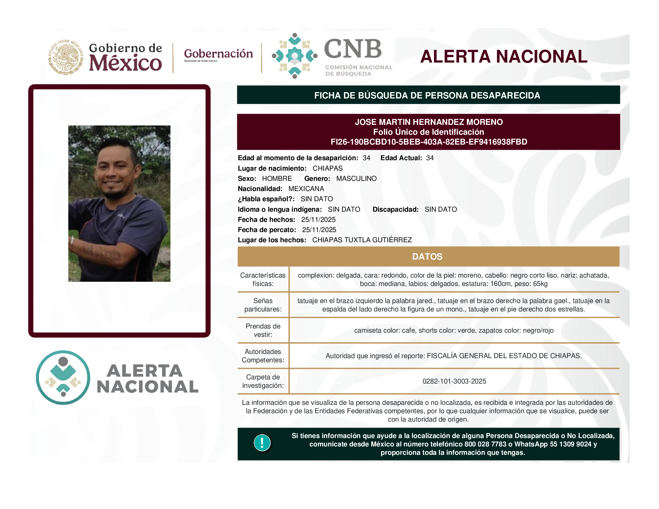 JOSE MARTIN HERNANDEZ MORENO