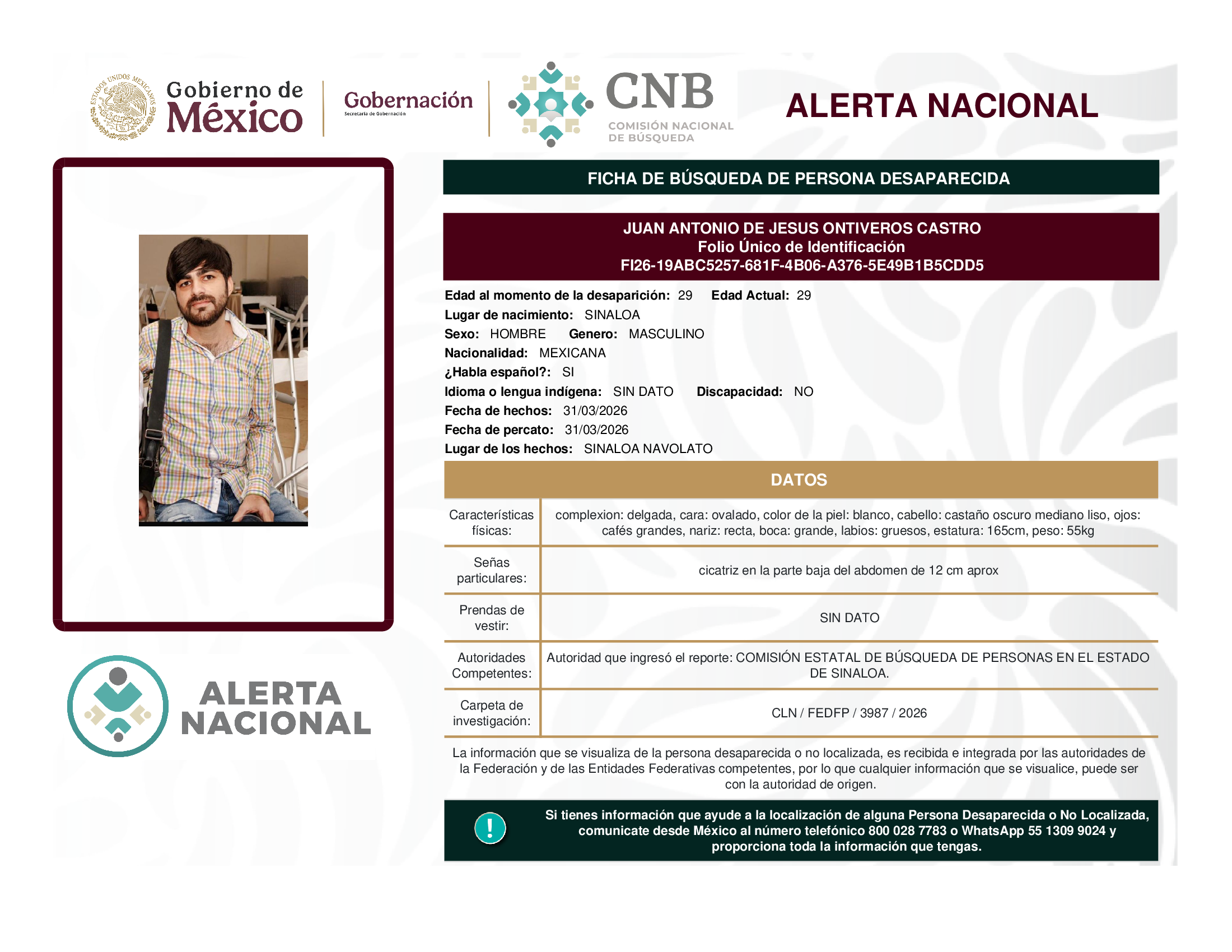 JUAN ANTONIO DE JESUS ONTIVEROS CASTRO