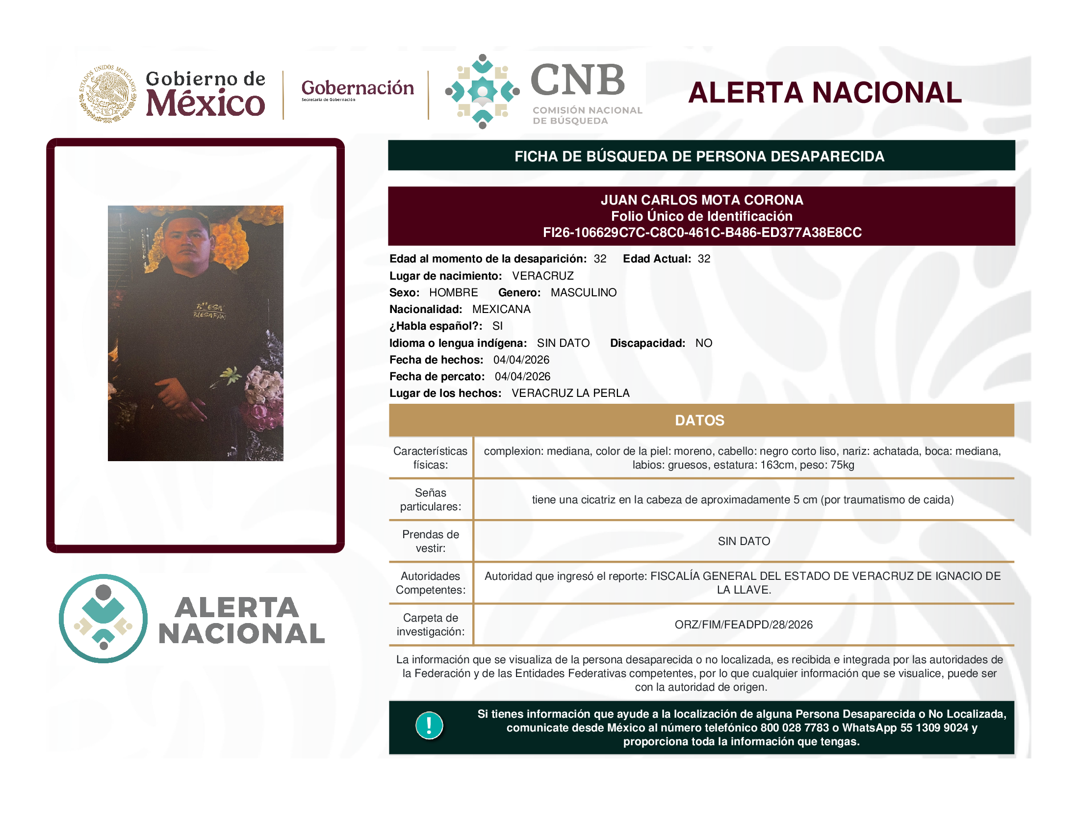 JUAN CARLOS MOTA CORONA