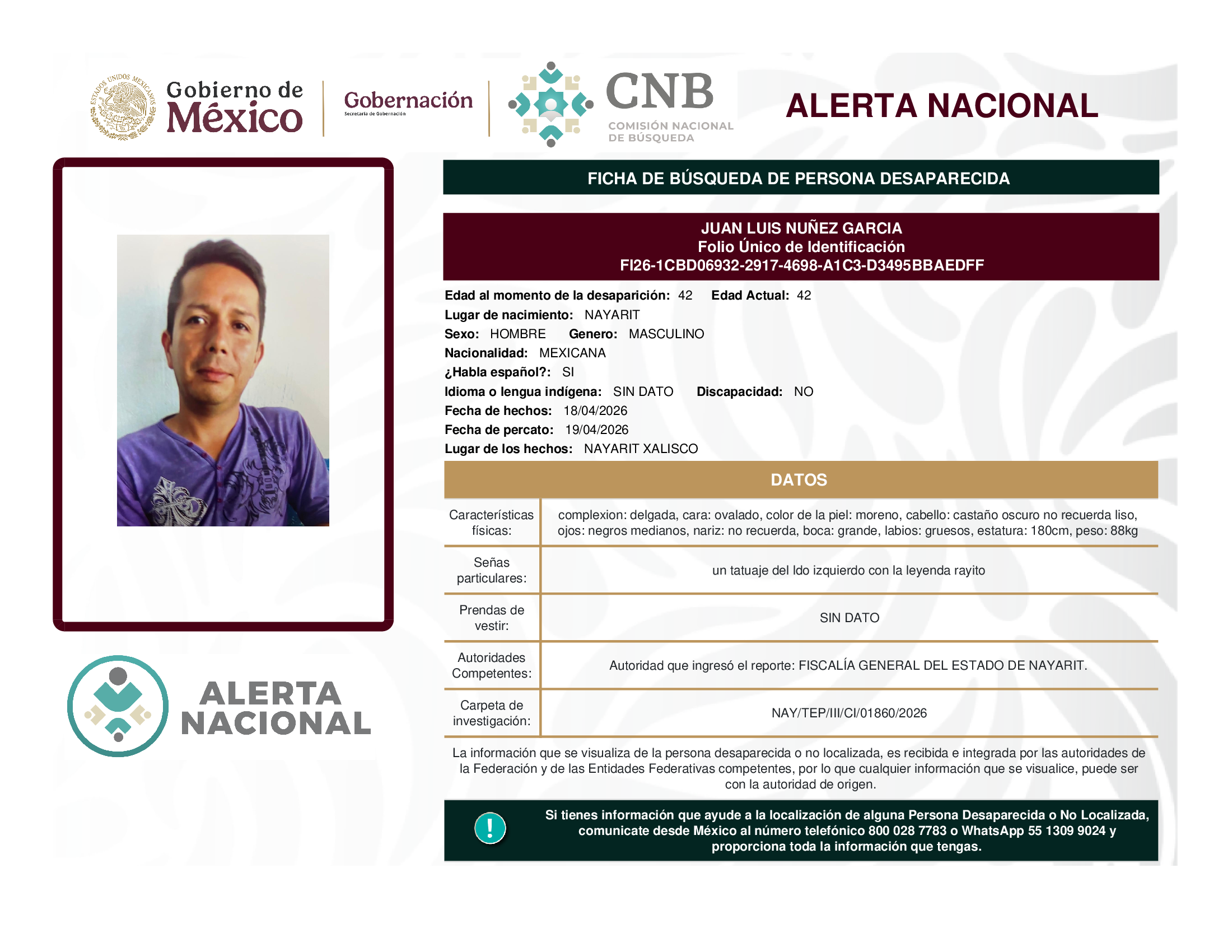 JUAN LUIS NUÑEZ GARCIA