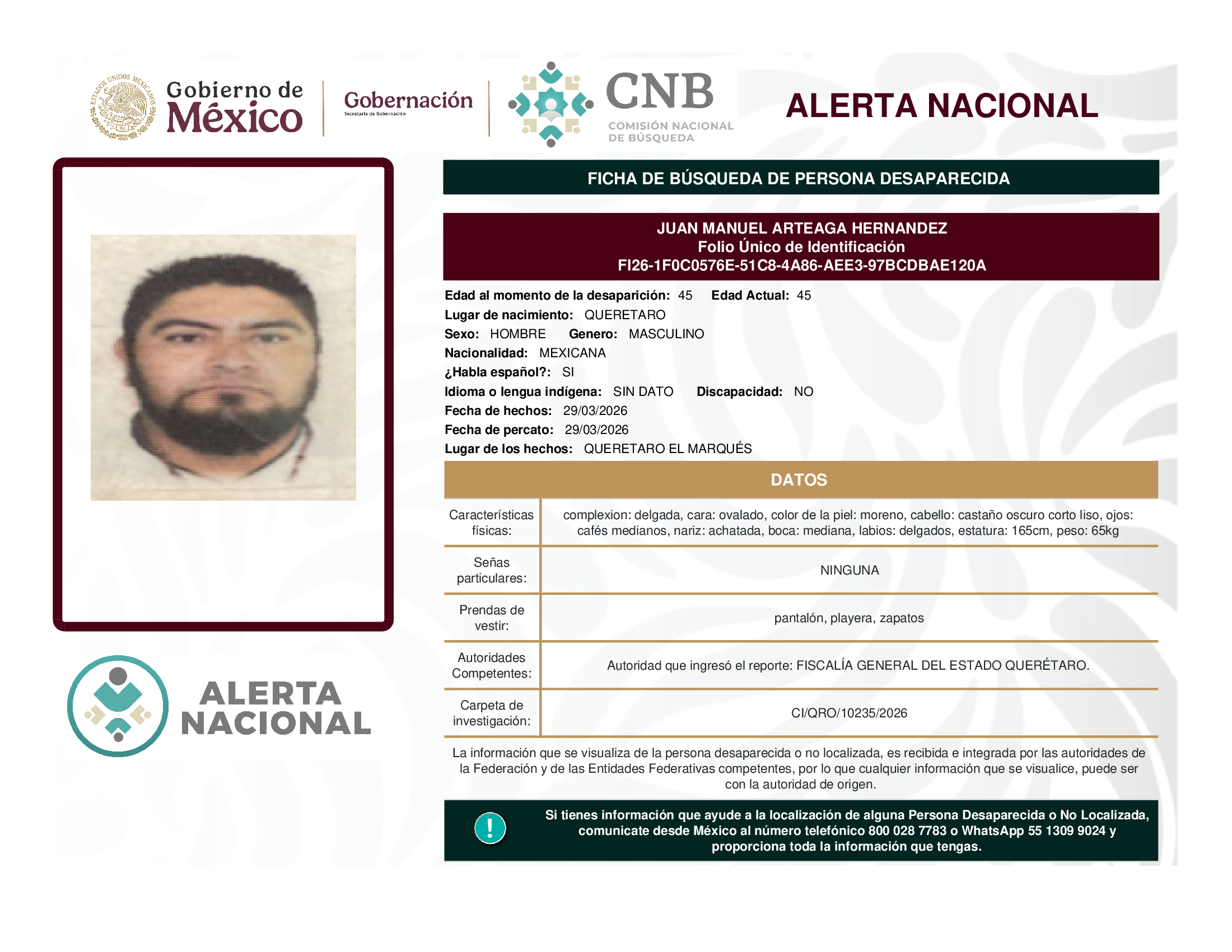 JUAN MANUEL ARTEAGA HERNANDEZ