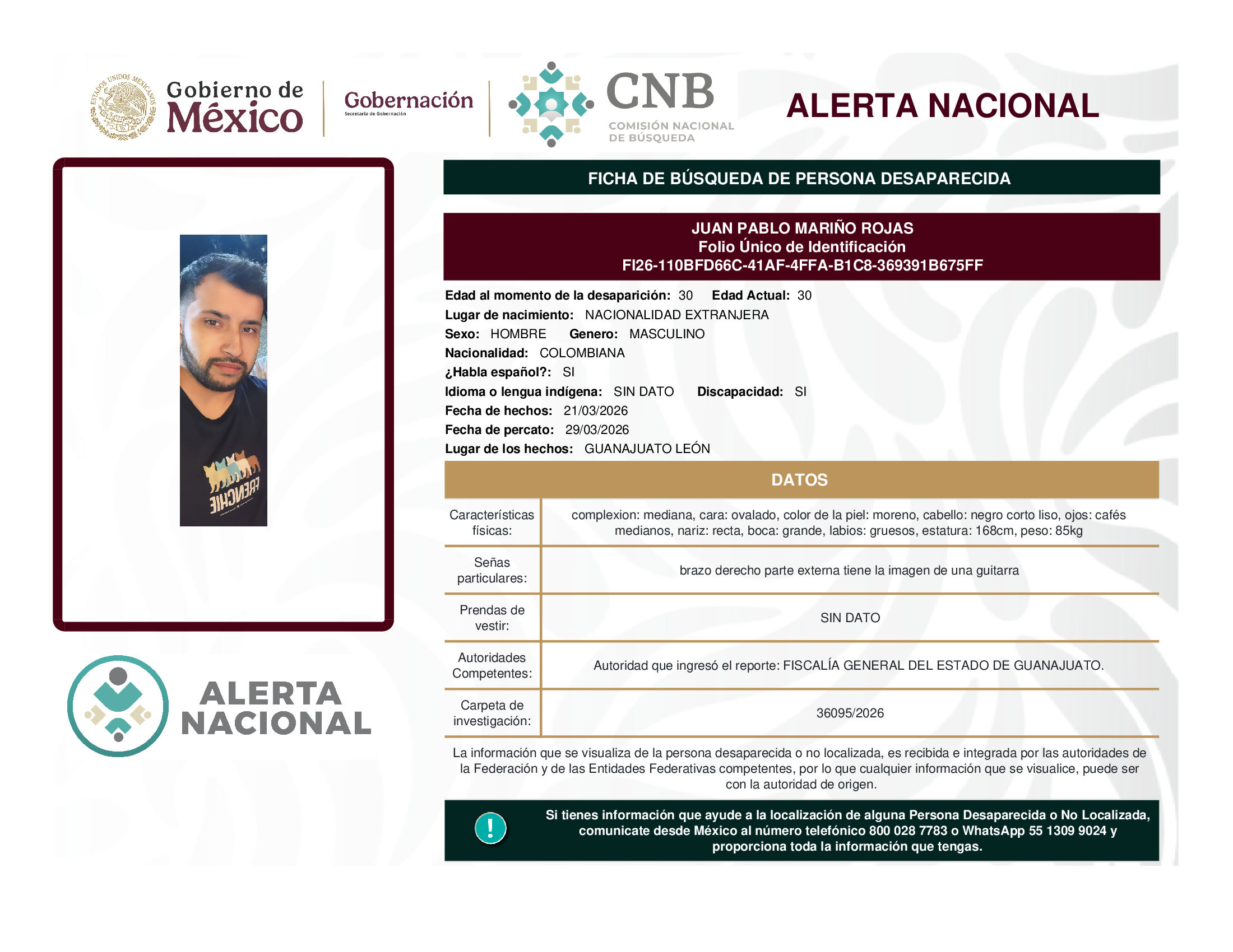 JUAN PABLO MARIÑO ROJAS