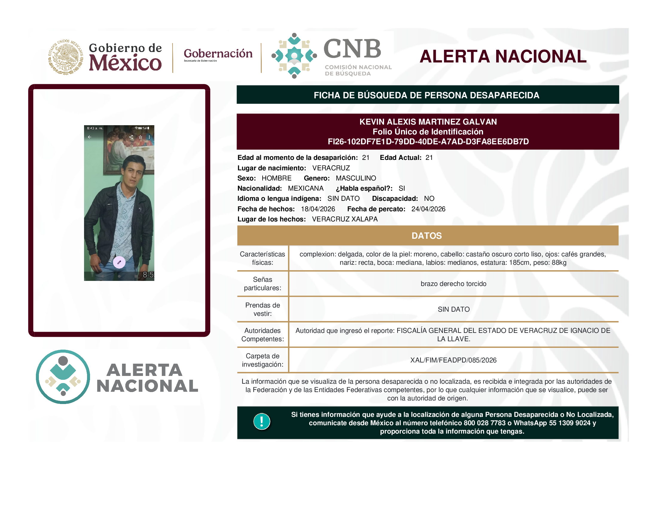 KEVIN ALEXIS MARTINEZ GALVAN