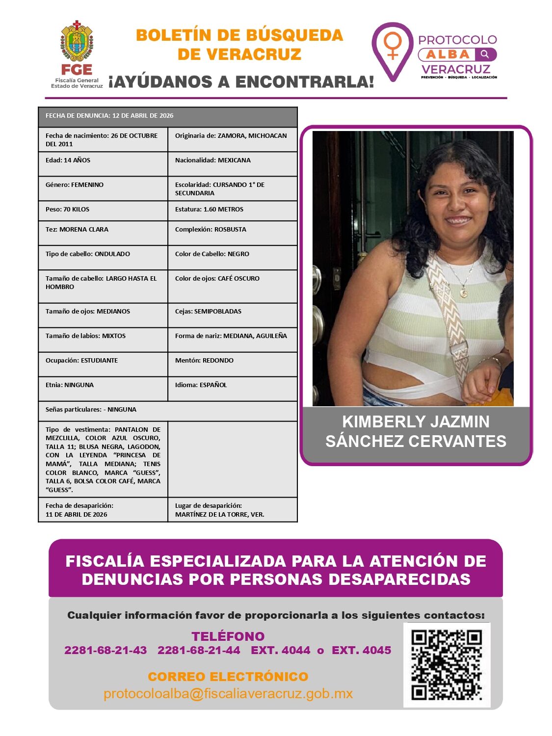 KIMBERLY JAZMIN SANCHEZ CERVANTES