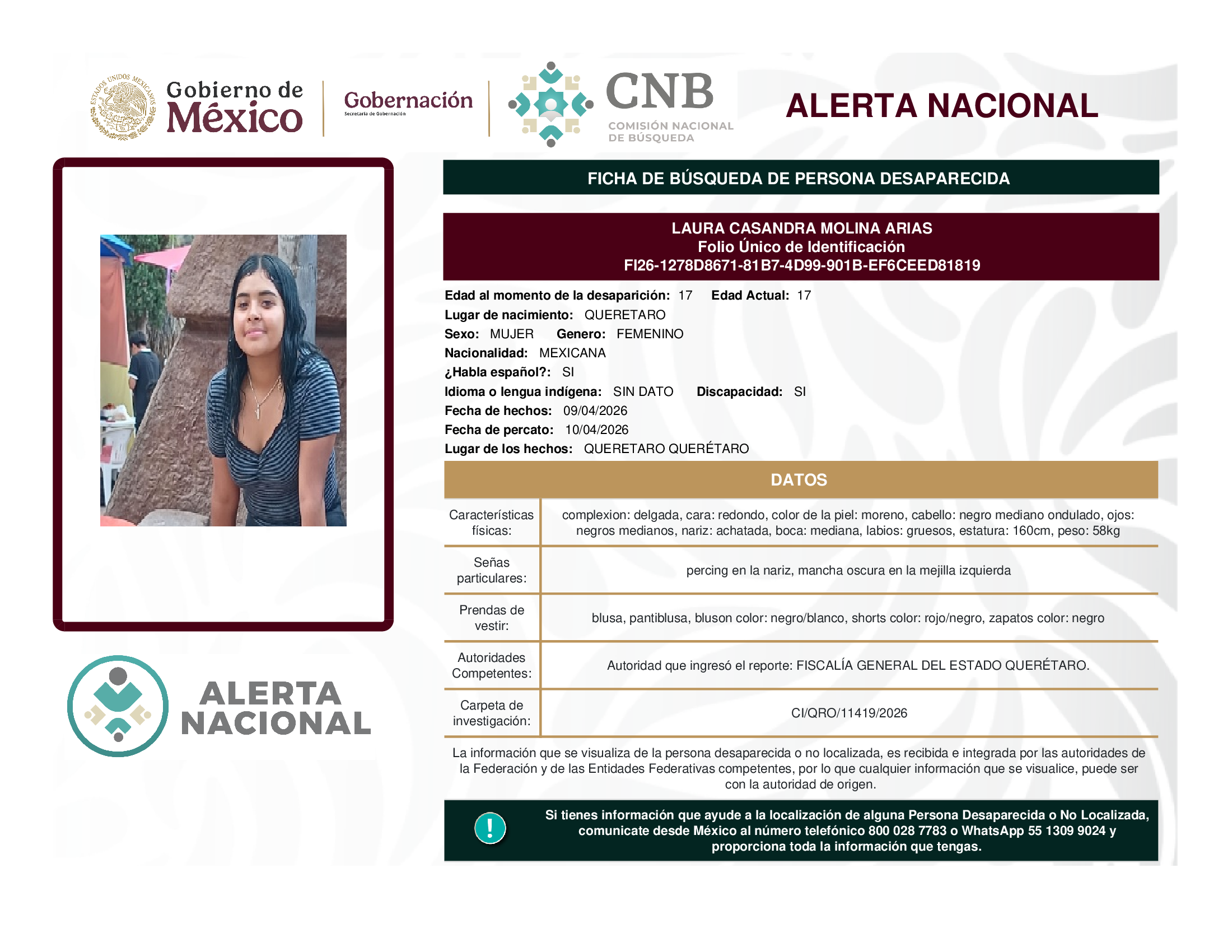 LAURA CASANDRA MOLINA ARIAS