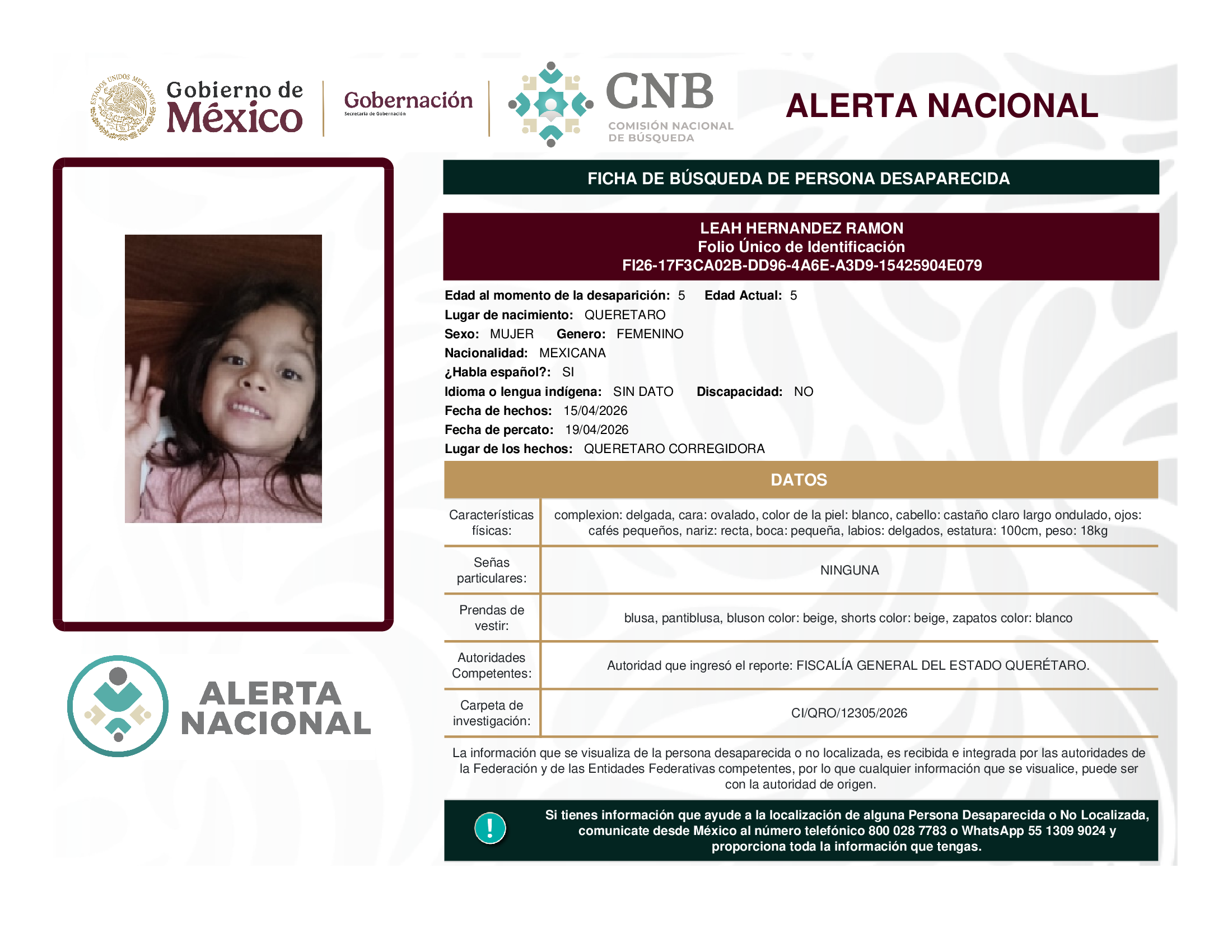 LEAH HERNANDEZ RAMON