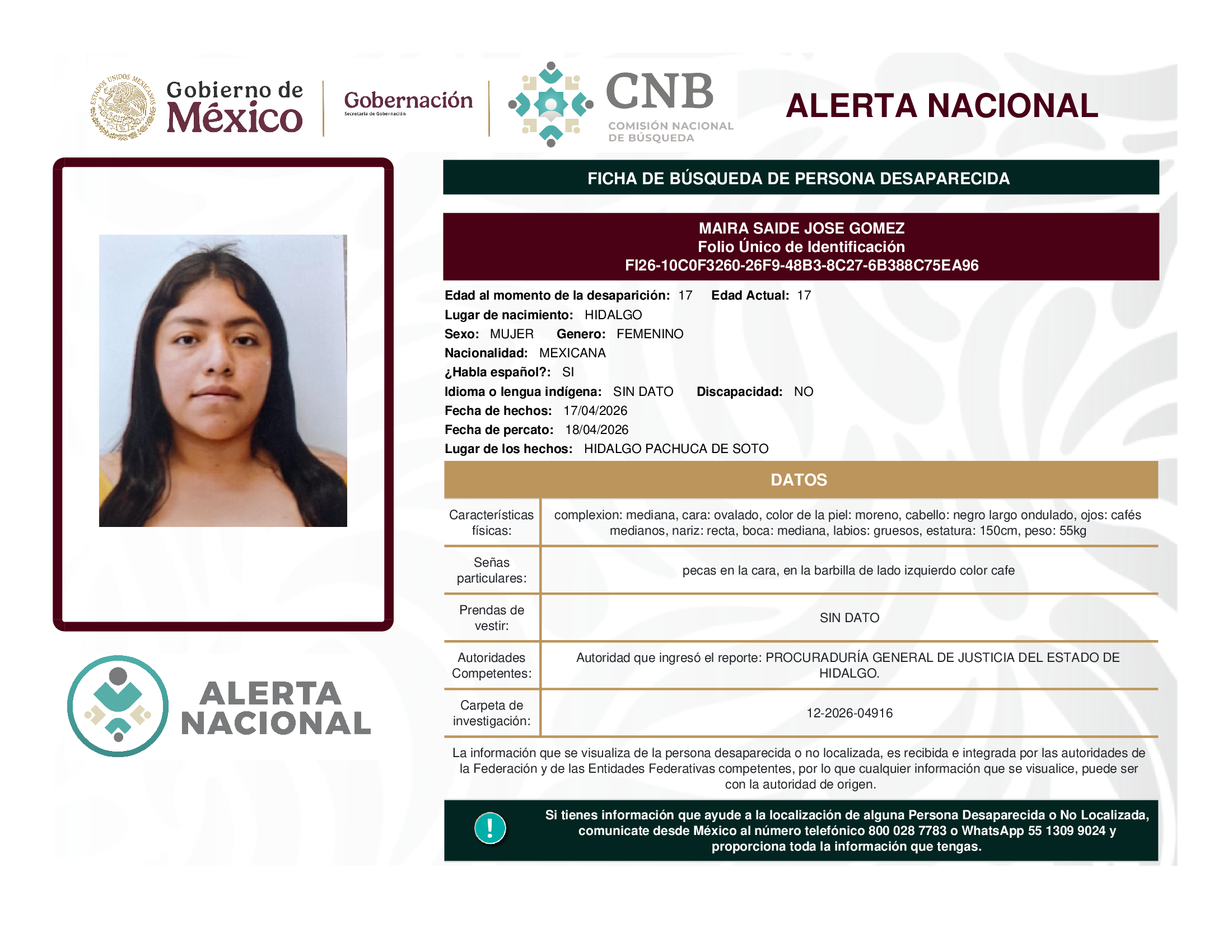 MAIRA SAIDE JOSE GOMEZ