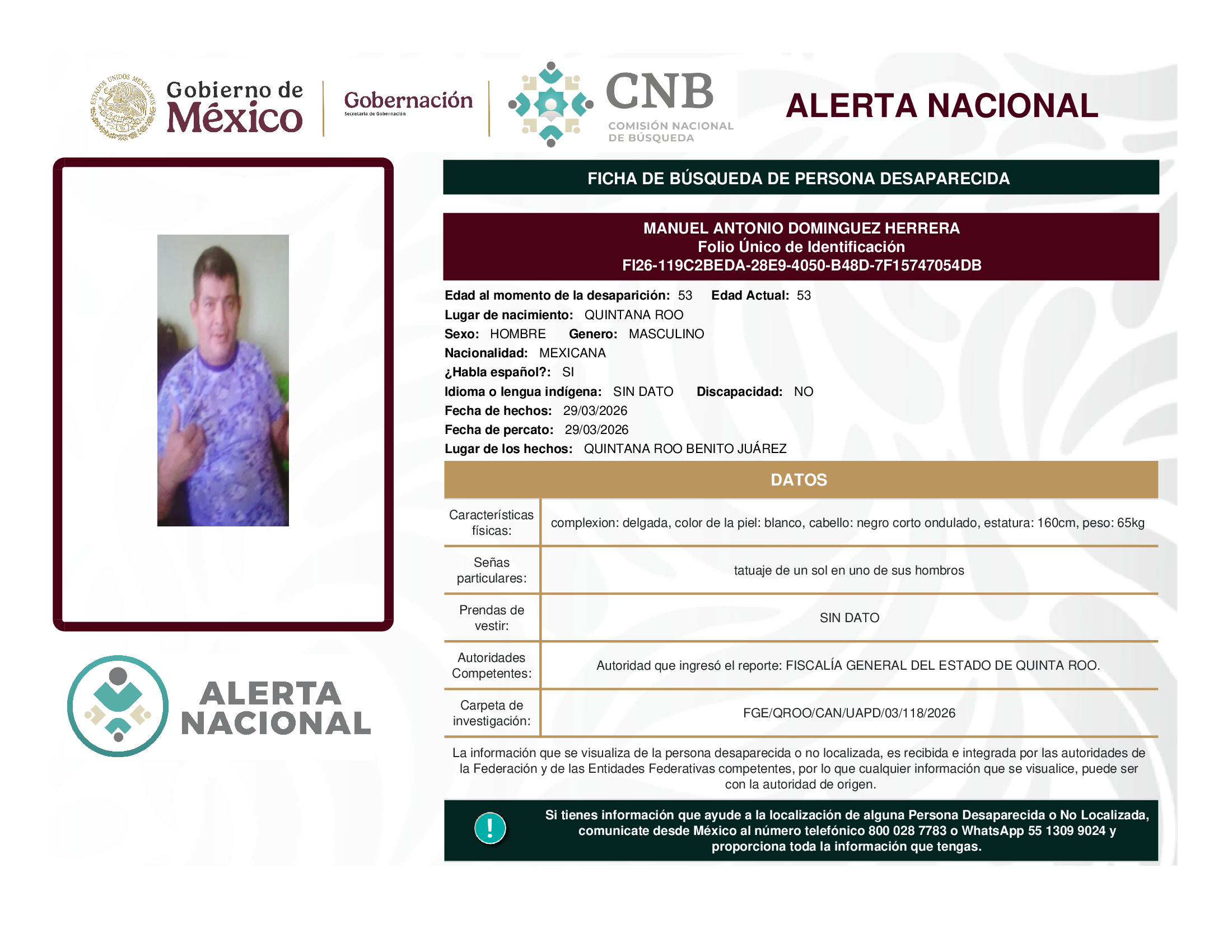 MANUEL ANTONIO DOMINGUEZ HERRERA